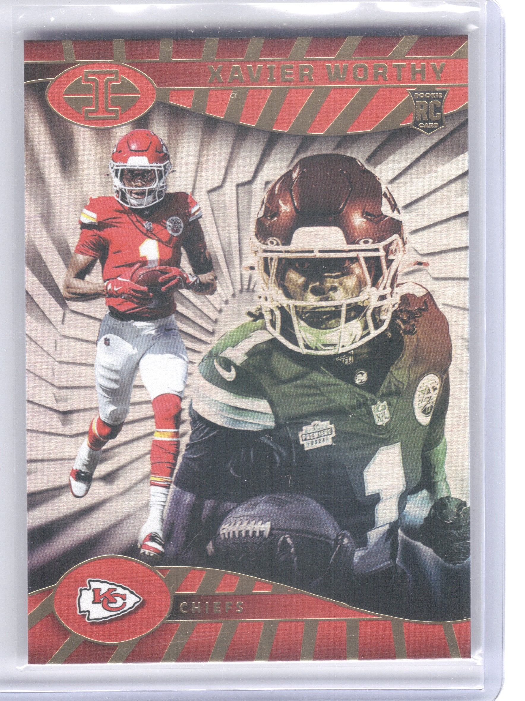 2024 Panini Illusions #45 Xavier Worthy Kansas City Chiefs RC