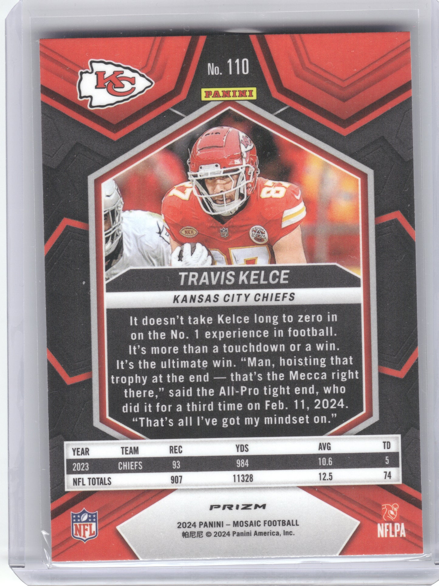 2024 Panini Mosaic #194 George Kittle Mosaic Reactive Blue San Francisco 49ers