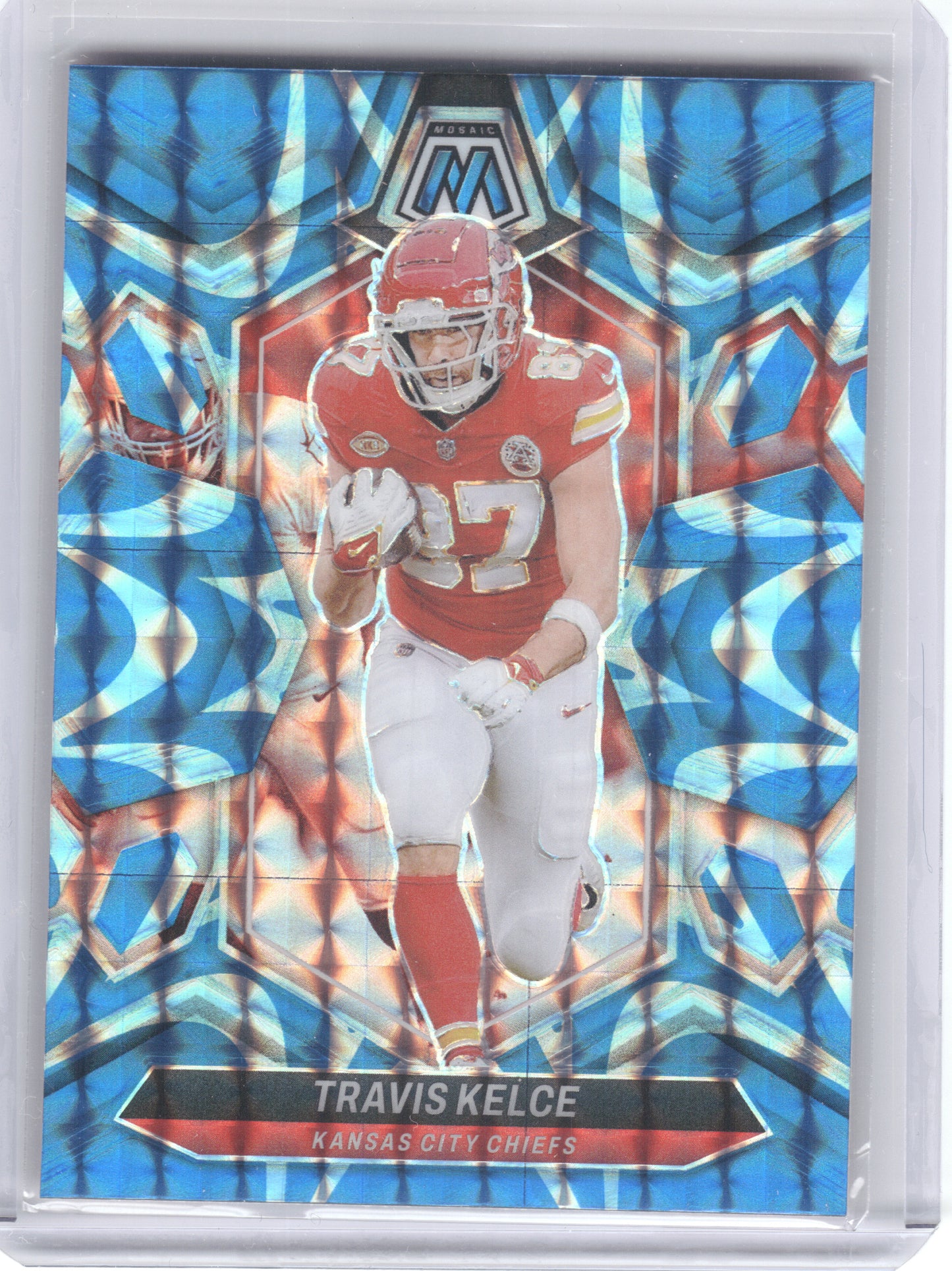 2024 Panini Mosaic #194 George Kittle Mosaic Reactive Blue San Francisco 49ers