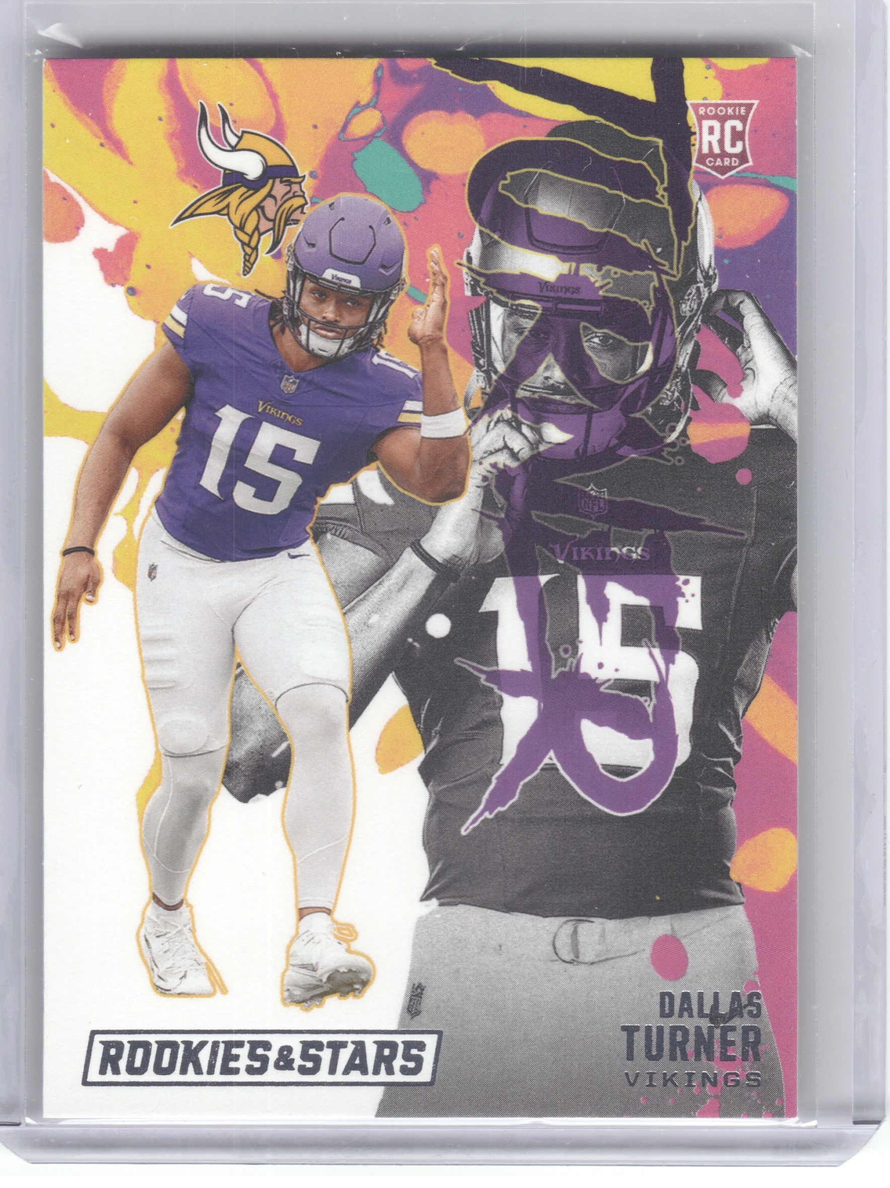 2024 Panini Rookies & Stars #RE-DTR Dallas Turner Rookie Exclusive Minnesota Vikings