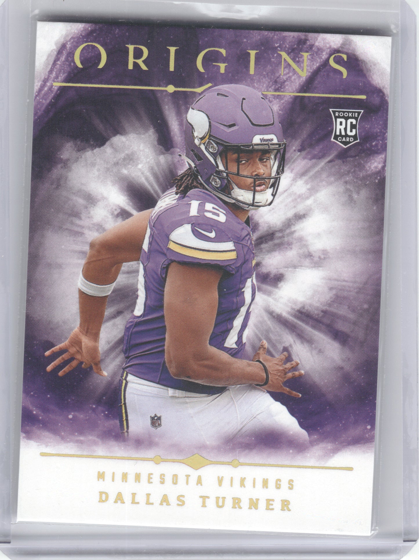 2024 Panini Origins #109 Dallas Turner Minnesota Vikings RC