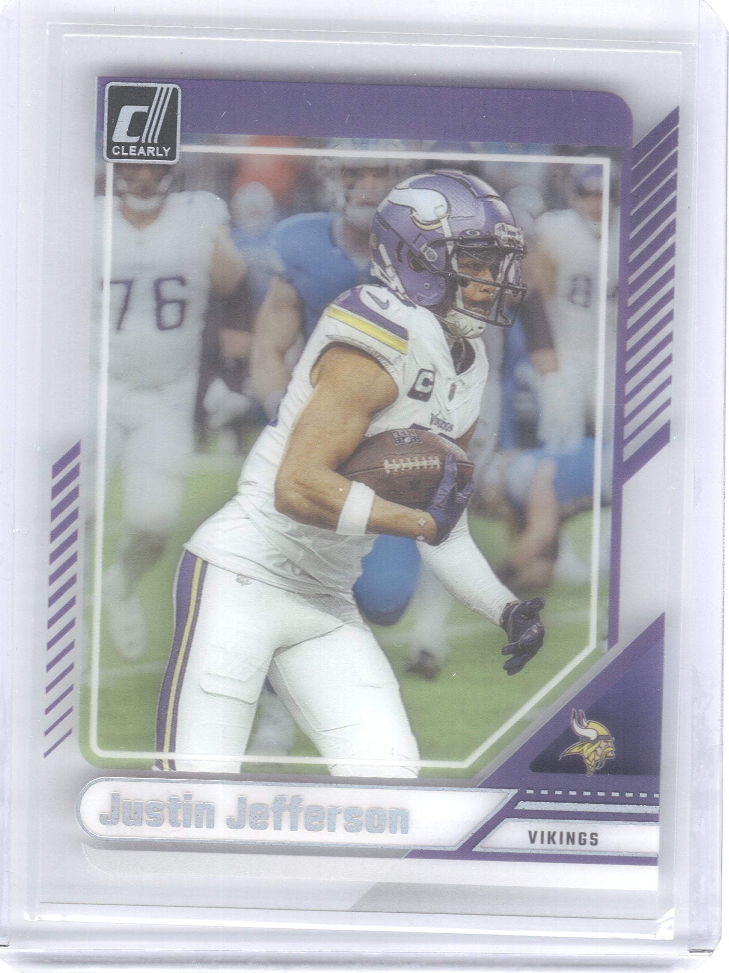 2024 Clearly Donruss #35 Justin Jefferson Minnesota Vikings