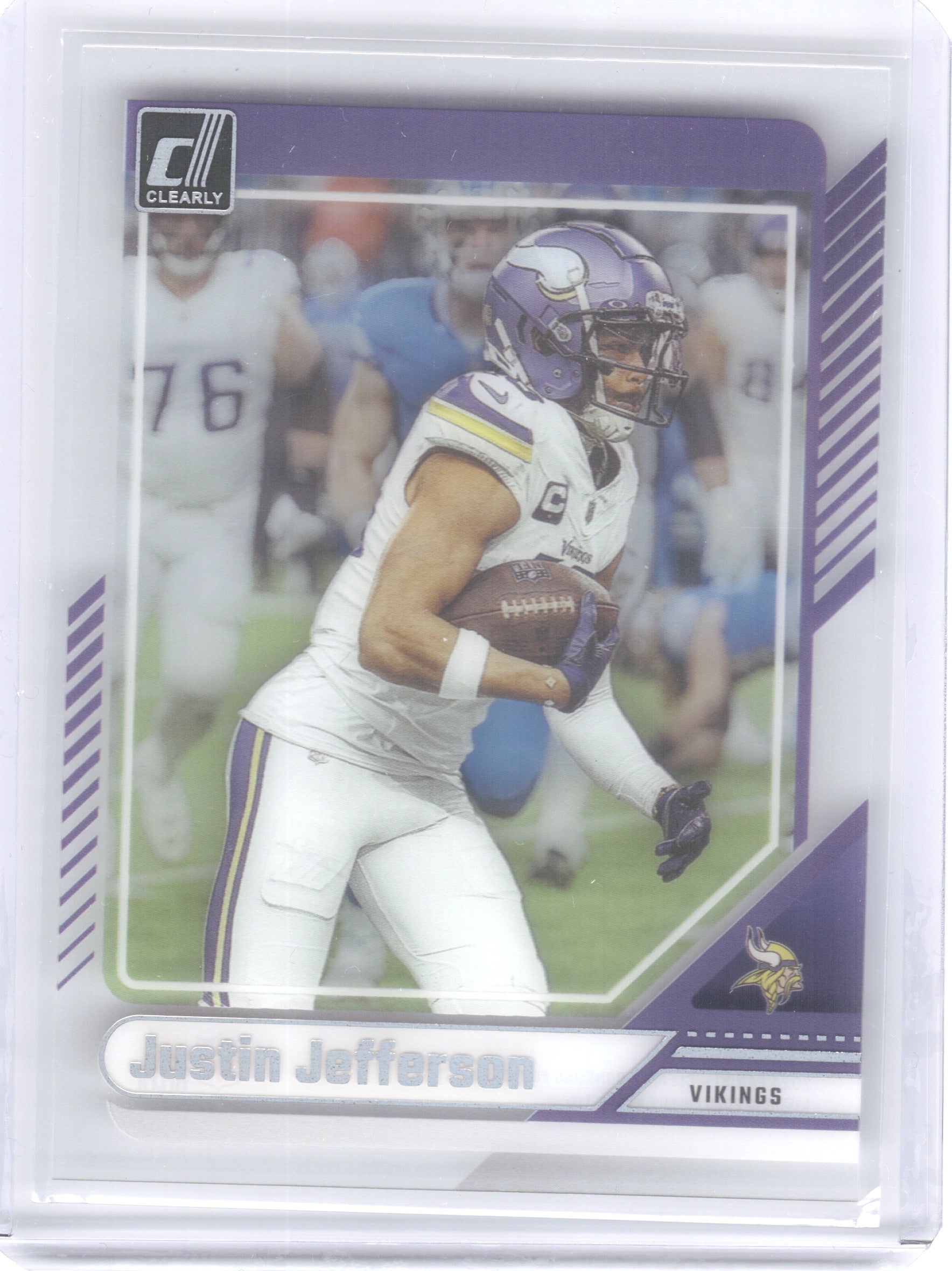 2024 Clearly Donruss #35 Justin Jefferson Minnesota Vikings