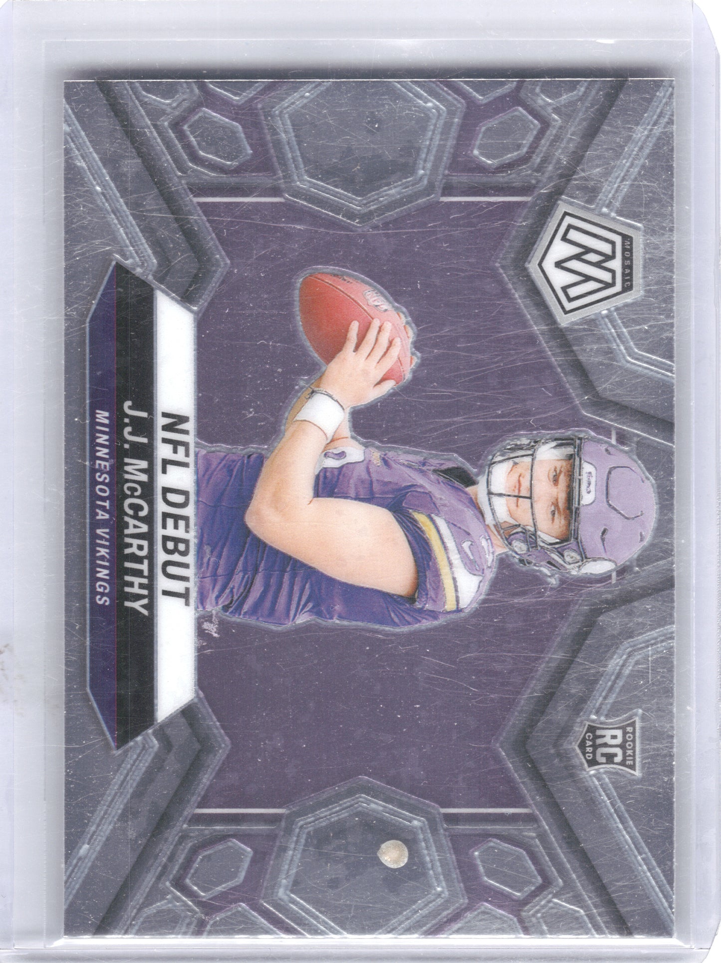 2024 Panini Mosaic #275 J.J. McCarthy Minnesota Vikings