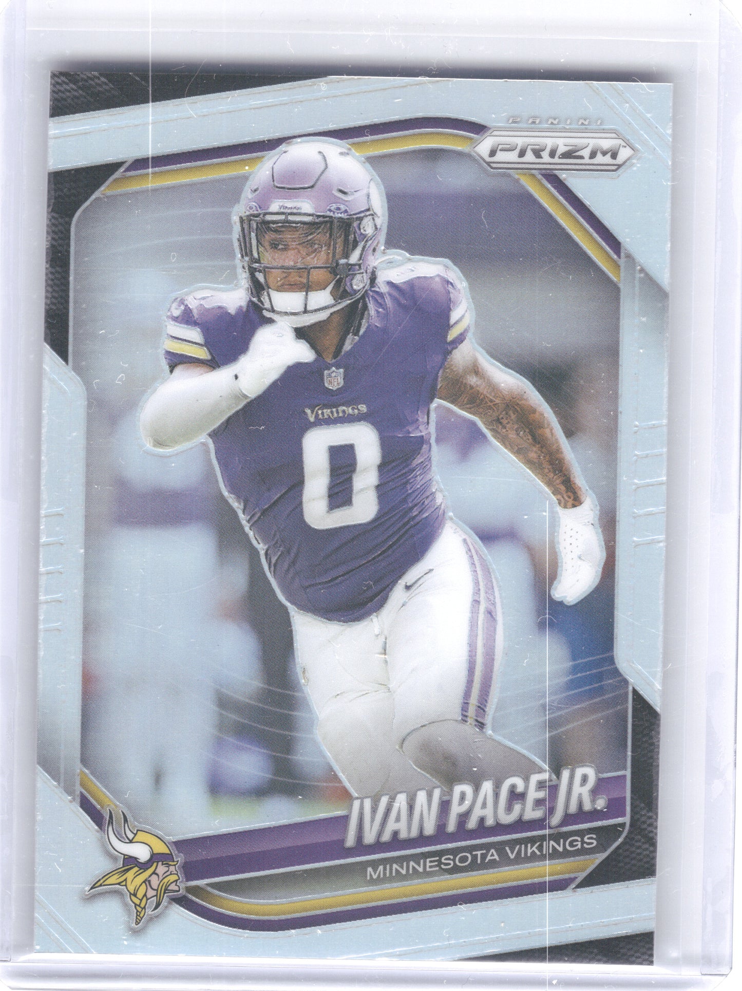 2025 Panini Prizm #77 Ivan Pace Jr. Silver Minnesota Vikings