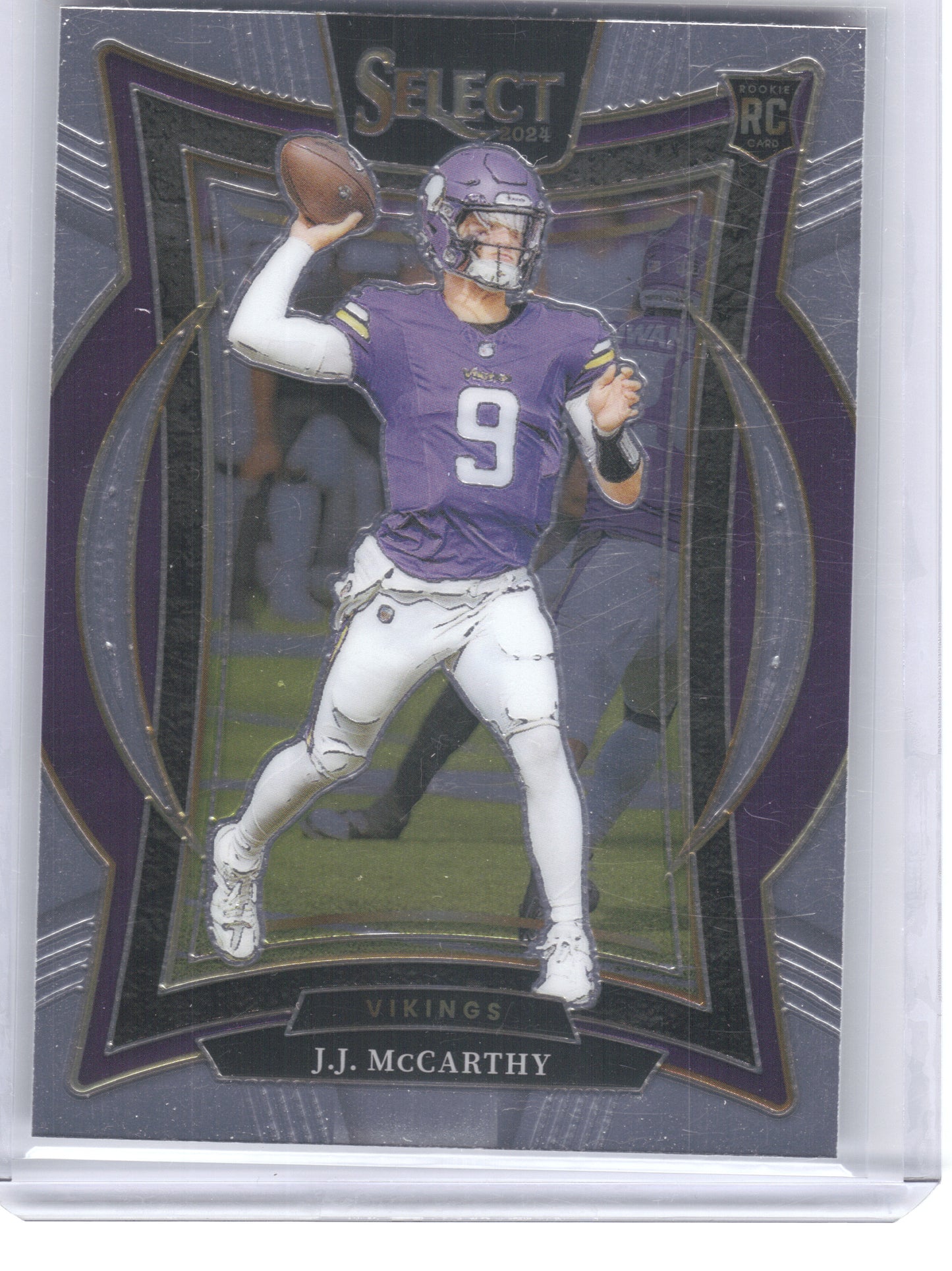 2024 Panini Select #24 J.J. McCarthy Minnesota Vikings RC