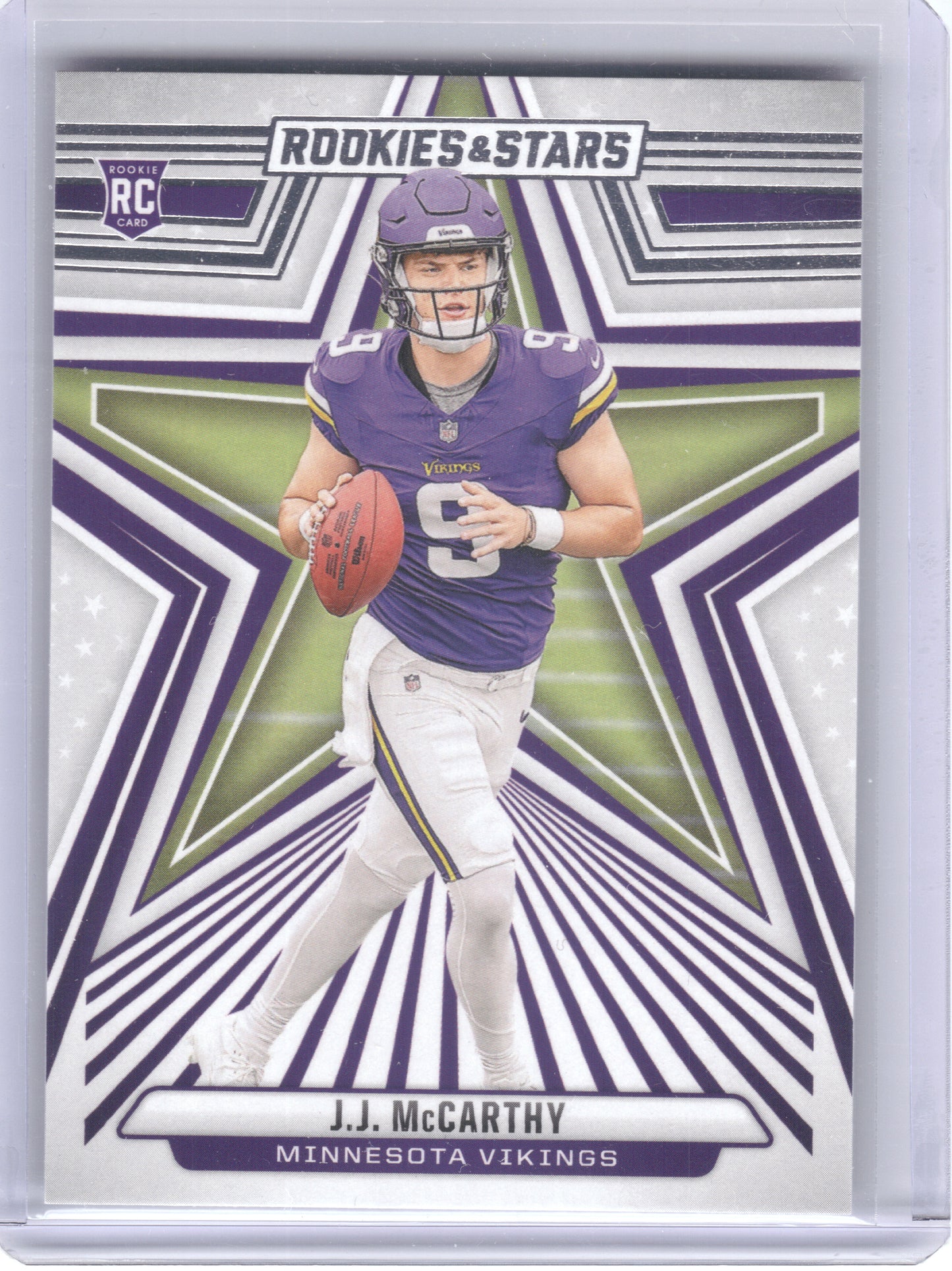 2024 Panini Rookies & Stars #135 J.J. McCarthy Minnesota Vikings RC