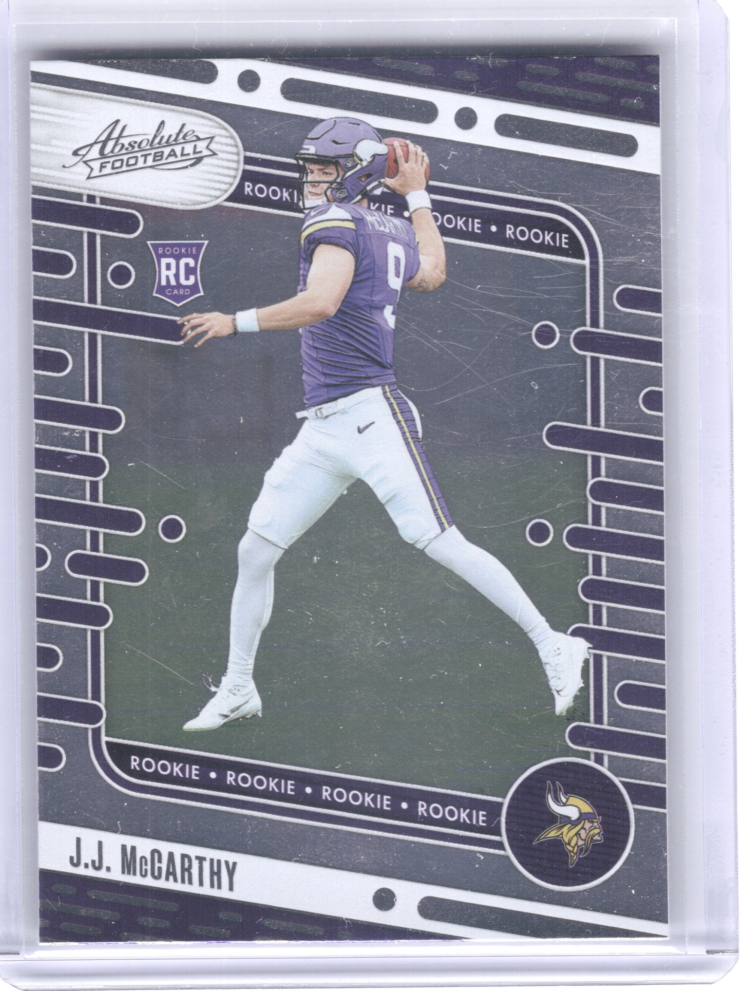 2024 Panini Absolute #110 J.J. McCarthy Retail Minnesota Vikings RC