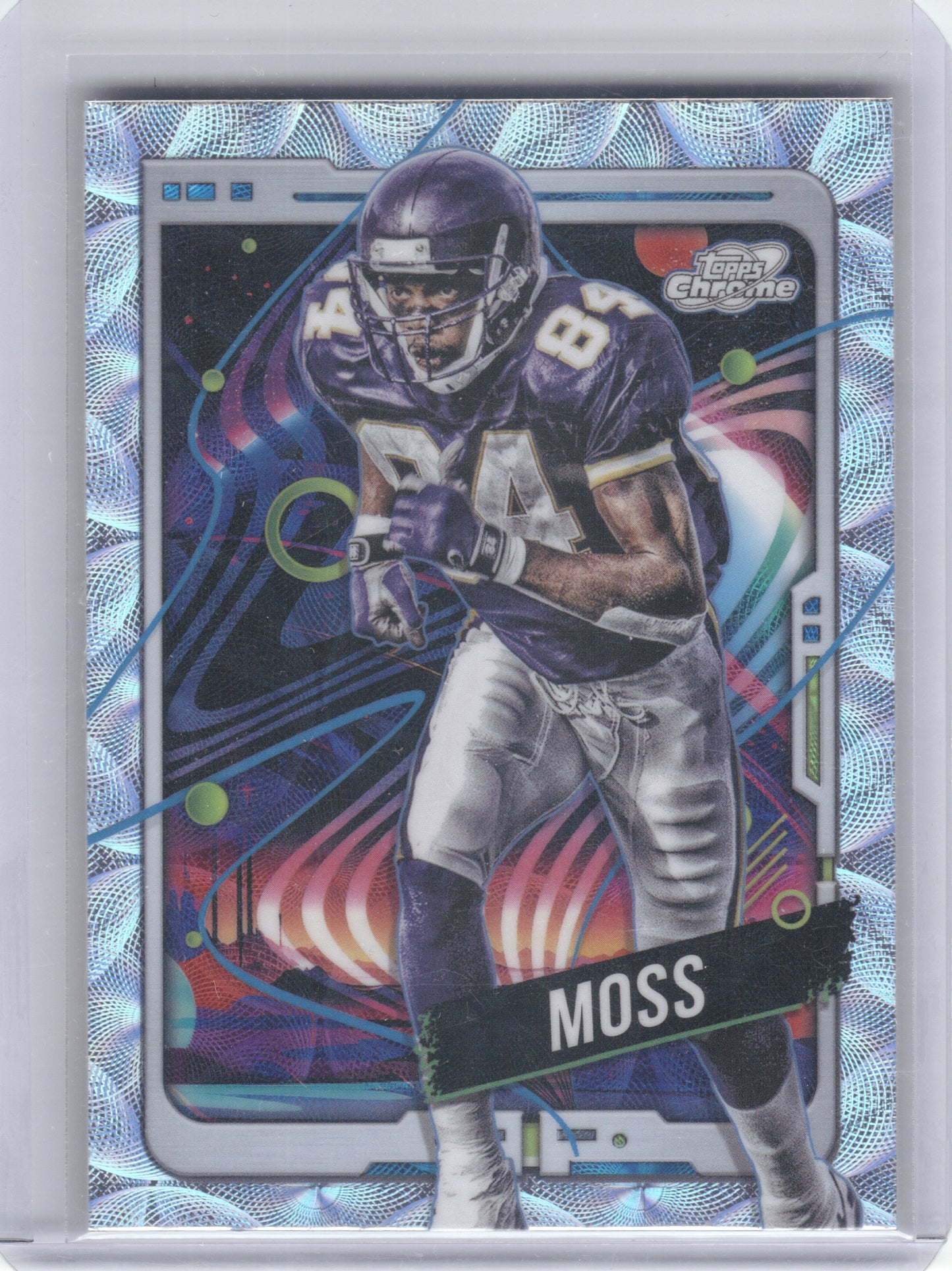 2024 Topps Chrome Cosmic #58 Randy Moss Nucleus Refractors Minnesota Vikings