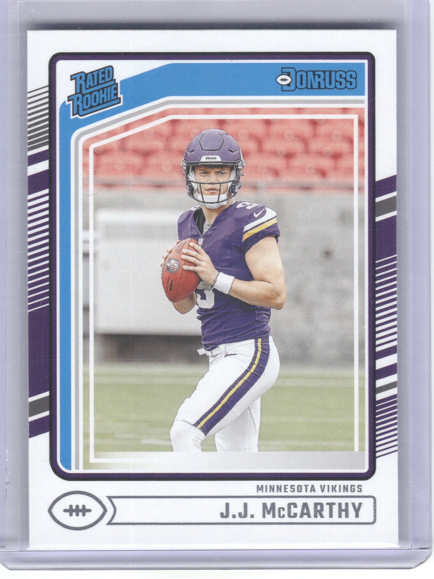 2024 Donruss #303 J.J. McCarthy Minnesota Vikings RC