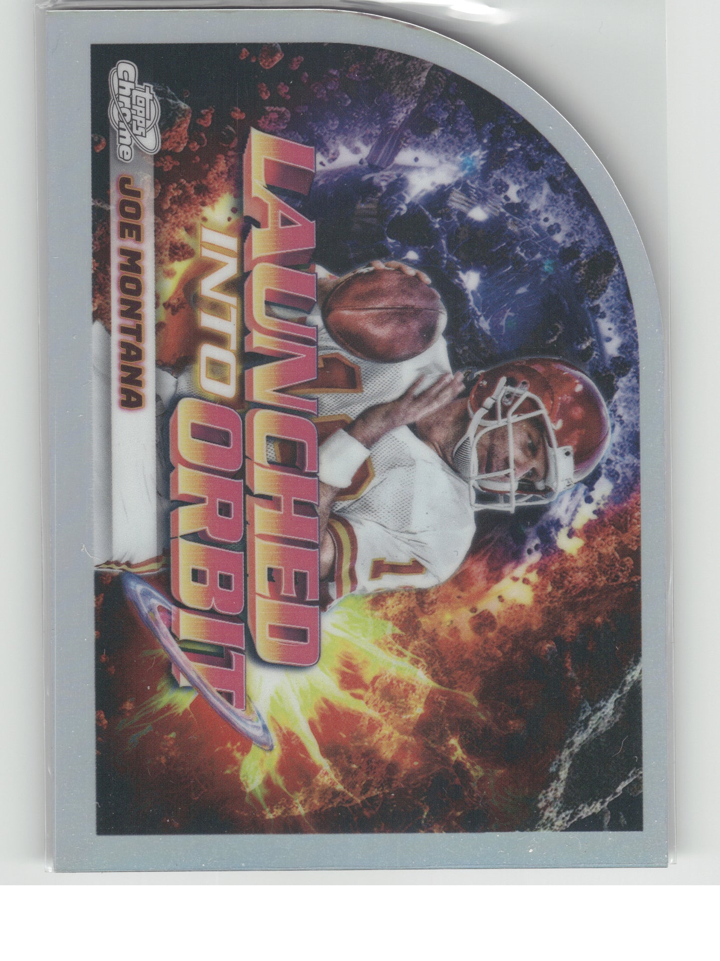 2024 Topps Chrome Cosmic #LIO-15 Joe Montana Launched Into Orbit Kansas City Chiefs