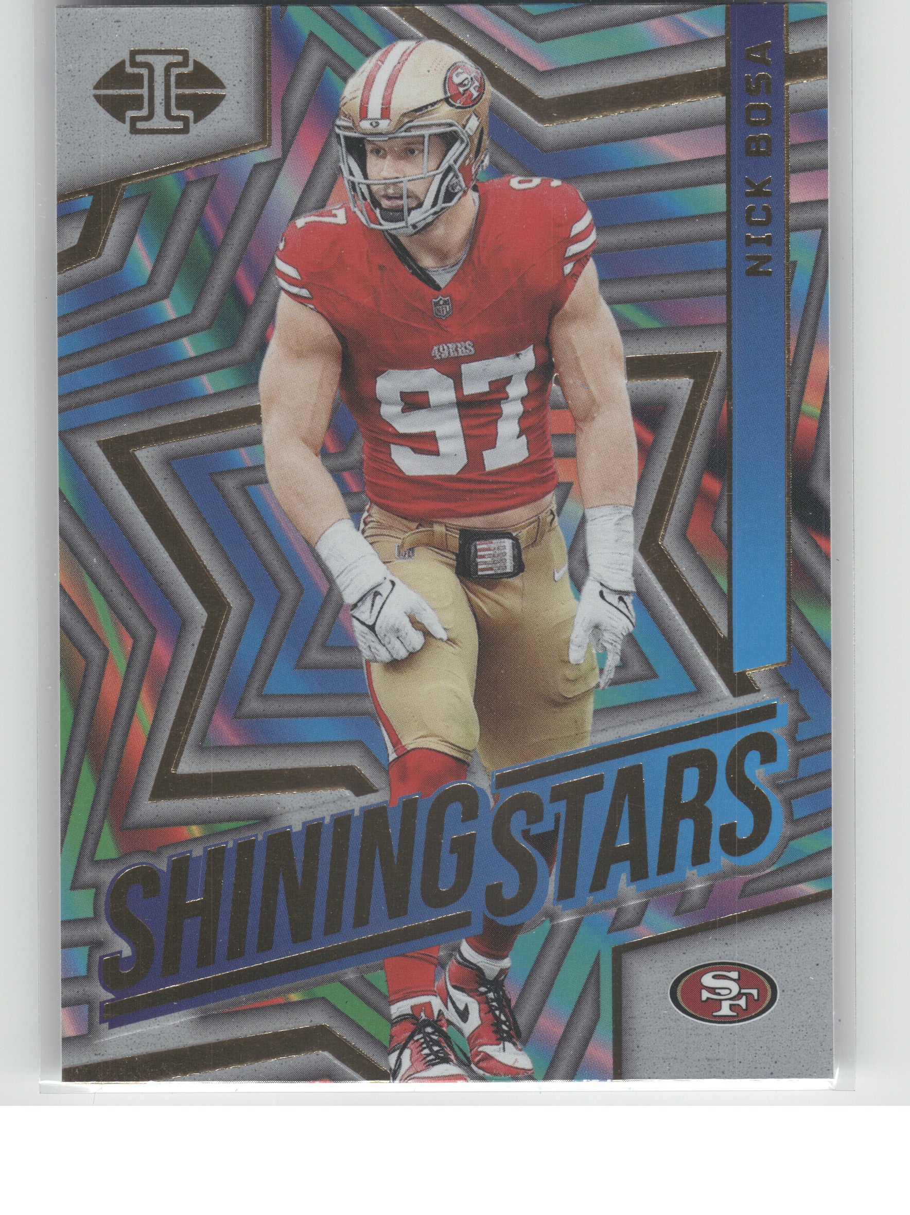 2024 Panini Illusions #21 Nick Bosa Shining Stars San Francisco 49ers