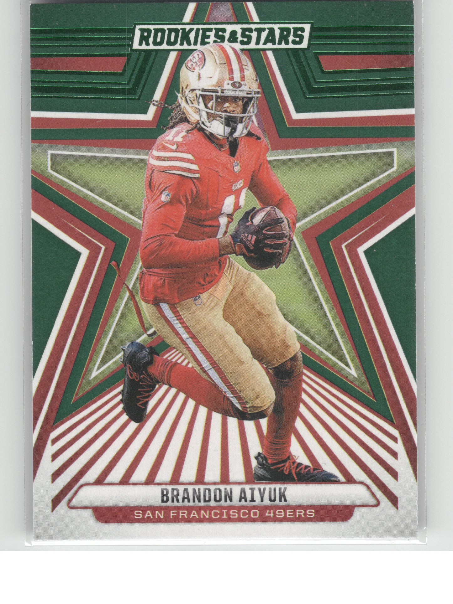 2024 Panini Rookies & Stars #83 Brandon Aiyuk Green San Francisco 49ers
