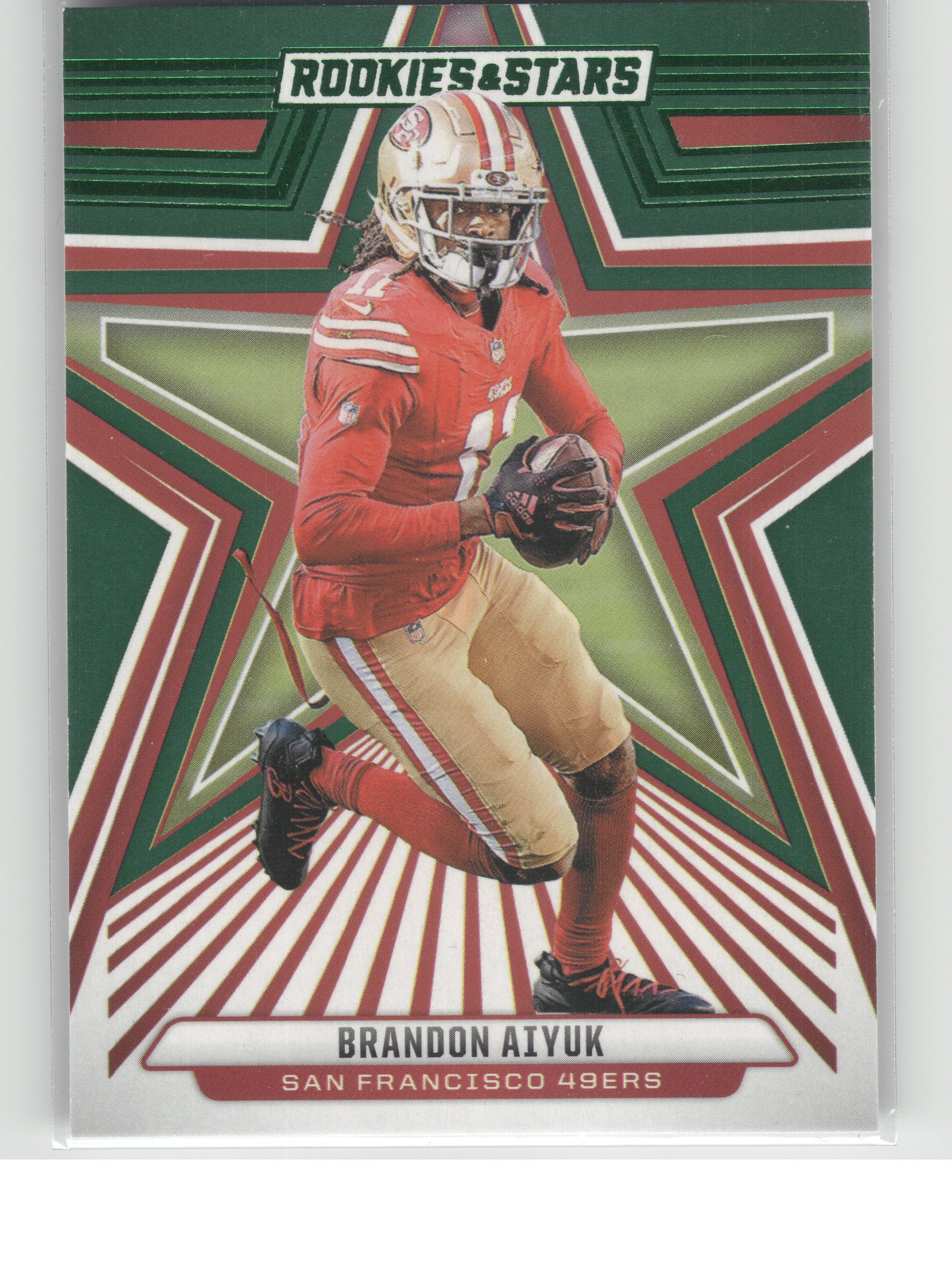 2024 Panini Rookies & Stars #83 Brandon Aiyuk Green San Francisco 49ers