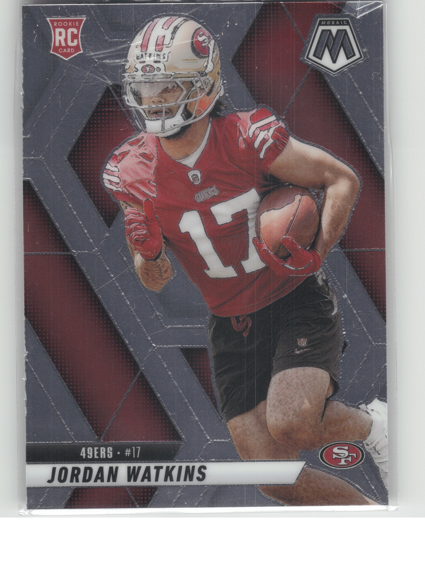 2025 Panini Mosaic #359 Jordan Watkins San Francisco 49ers RC