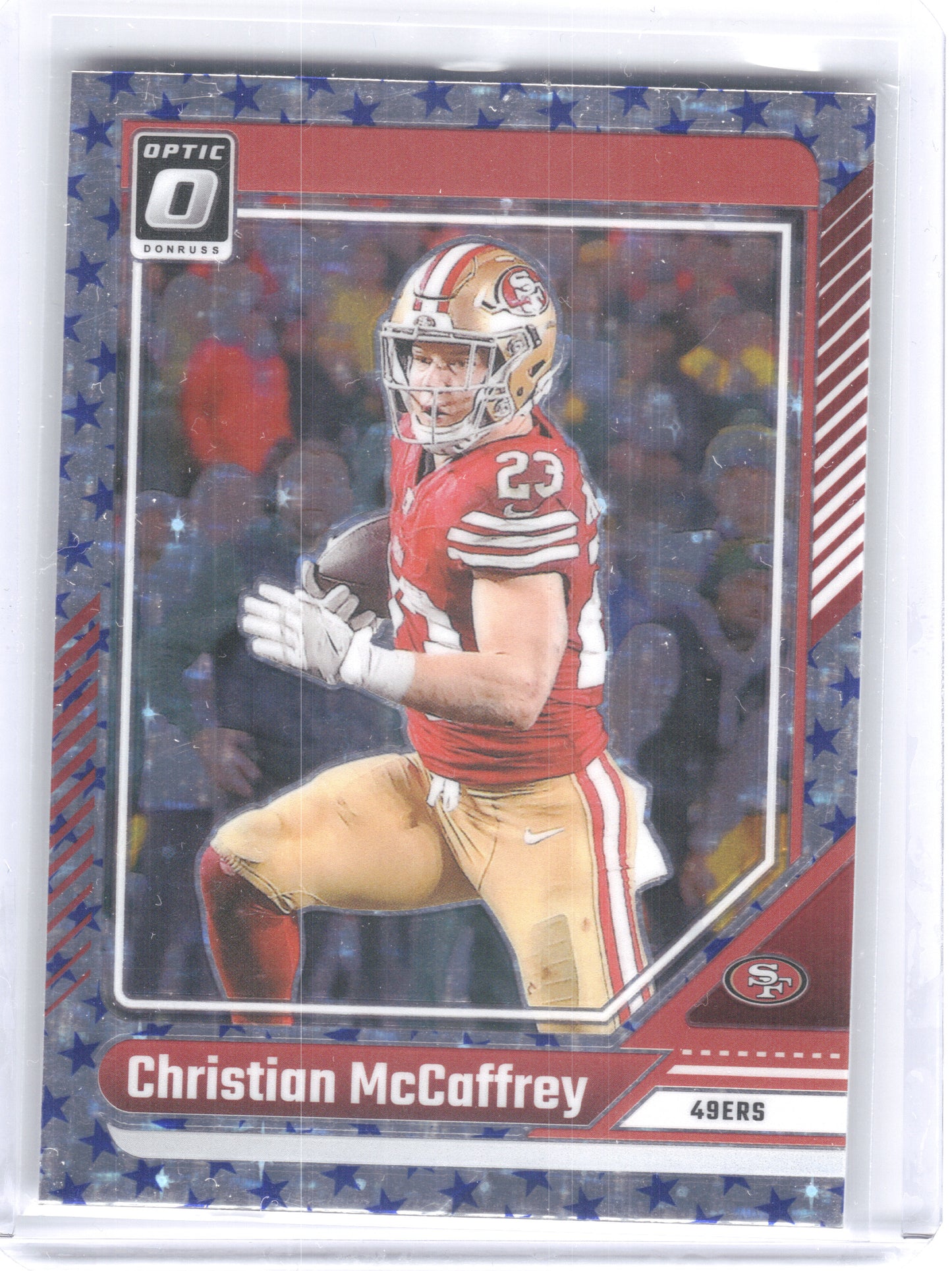 2024 Donruss Optic #171 Christian McCaffrey Stars San Francisco 49ers