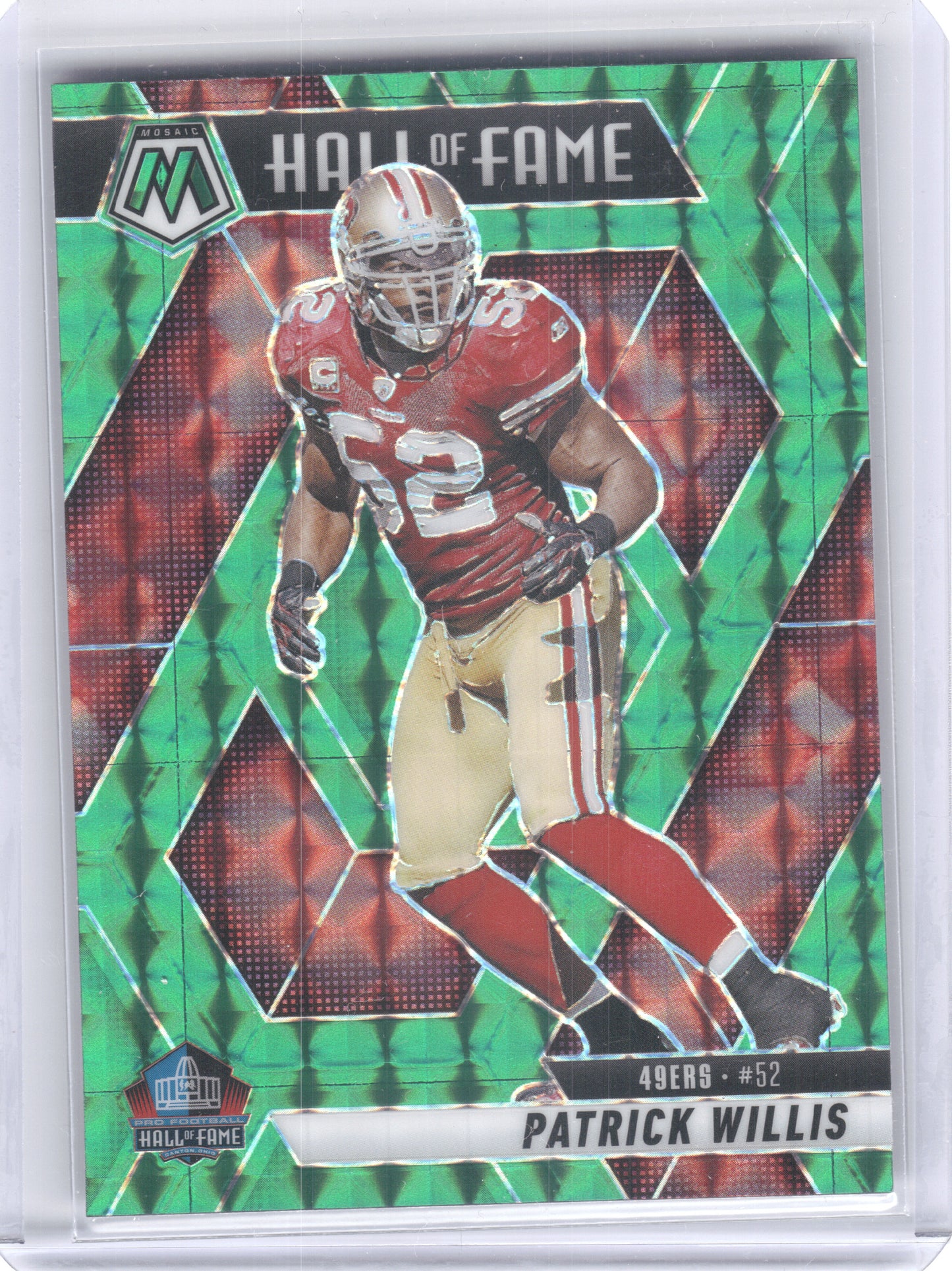 2025 Panini Mosaic #299 Patrick Willis Mosaic Green San Francisco 49ers