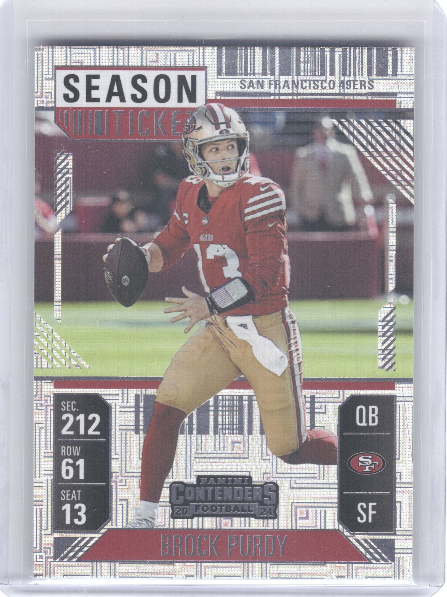2024 Panini Contenders #88 Brock Purdy San Francisco 49ers