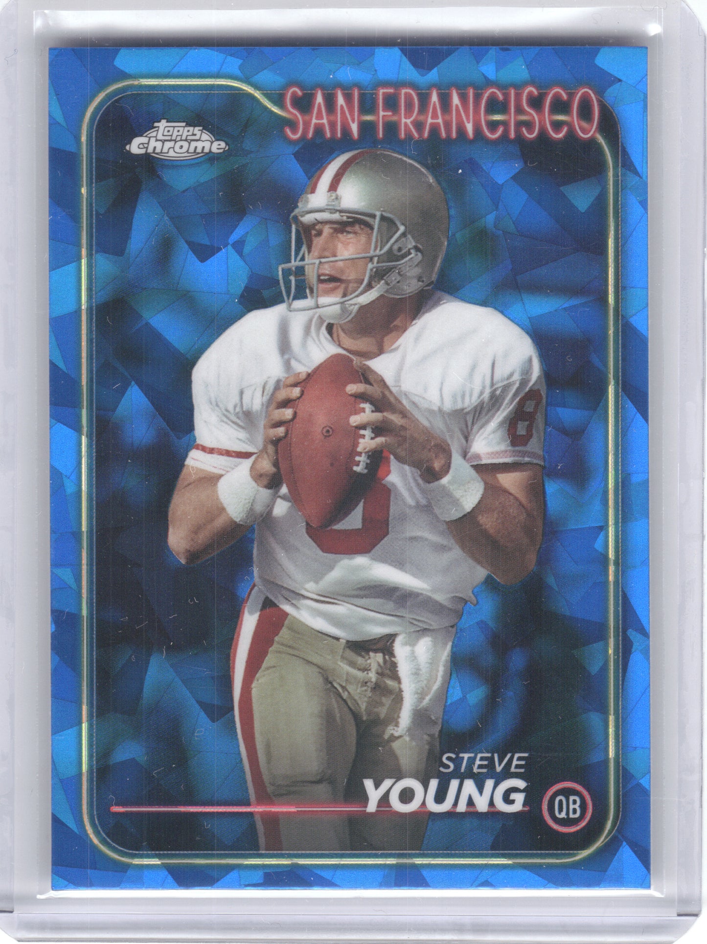 2024 Topps Chrome Sapphire Edition #178 Steve Young San Francisco 49ers