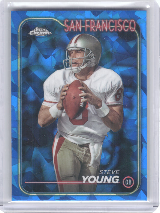 2024 Topps Chrome Sapphire Edition #178 Steve Young San Francisco 49ers