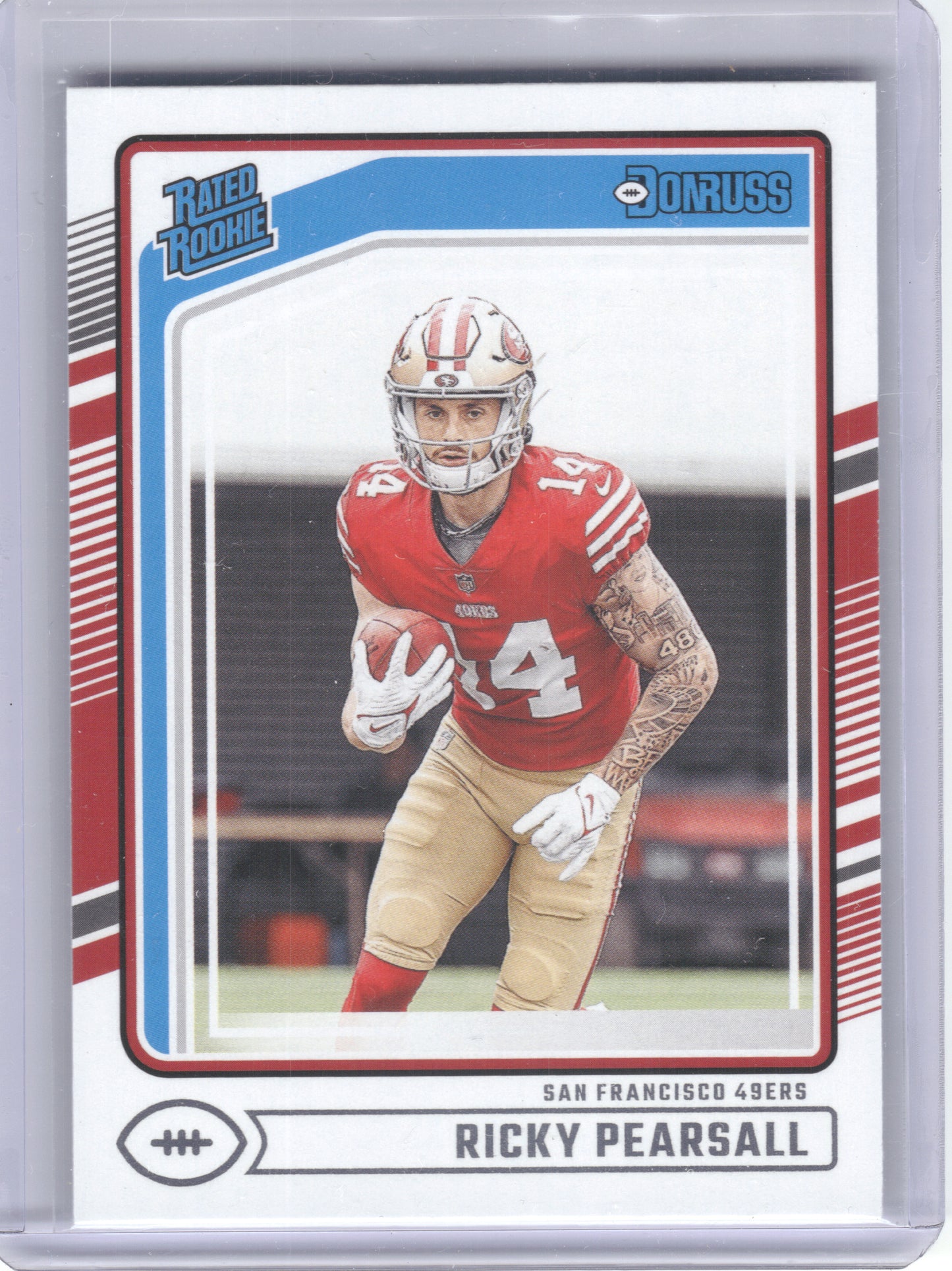 2024 Donruss #318 Ricky Pearsall San Francisco 49ers RC