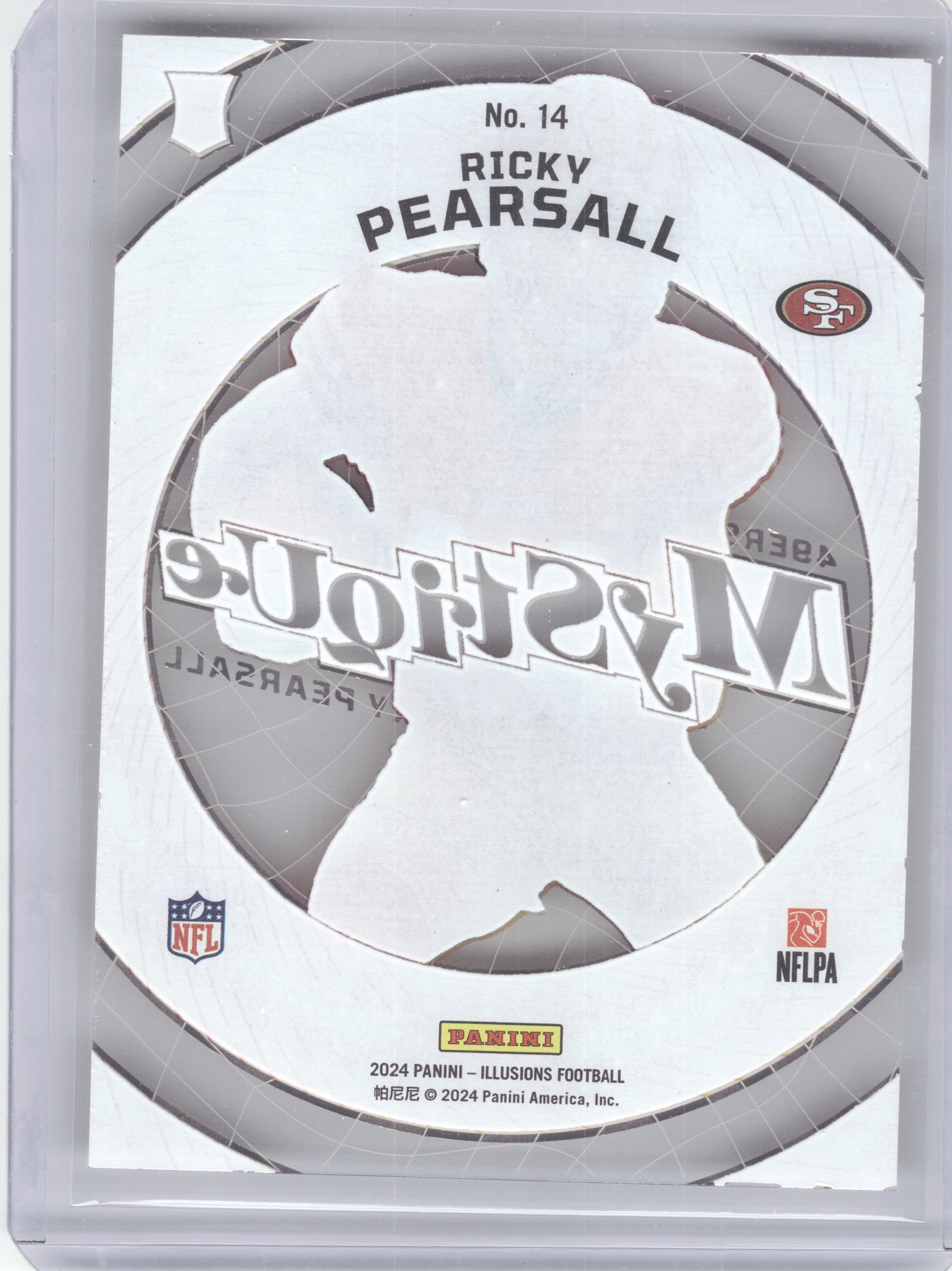 2024 Panini Illusions #14 Ricky Pearsall Mystique San Francisco 49ers