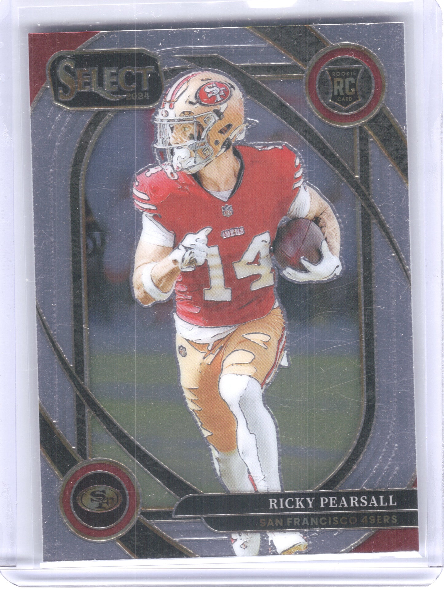 2024 Panini Select #285 Ricky Pearsall San Francisco 49ers RC