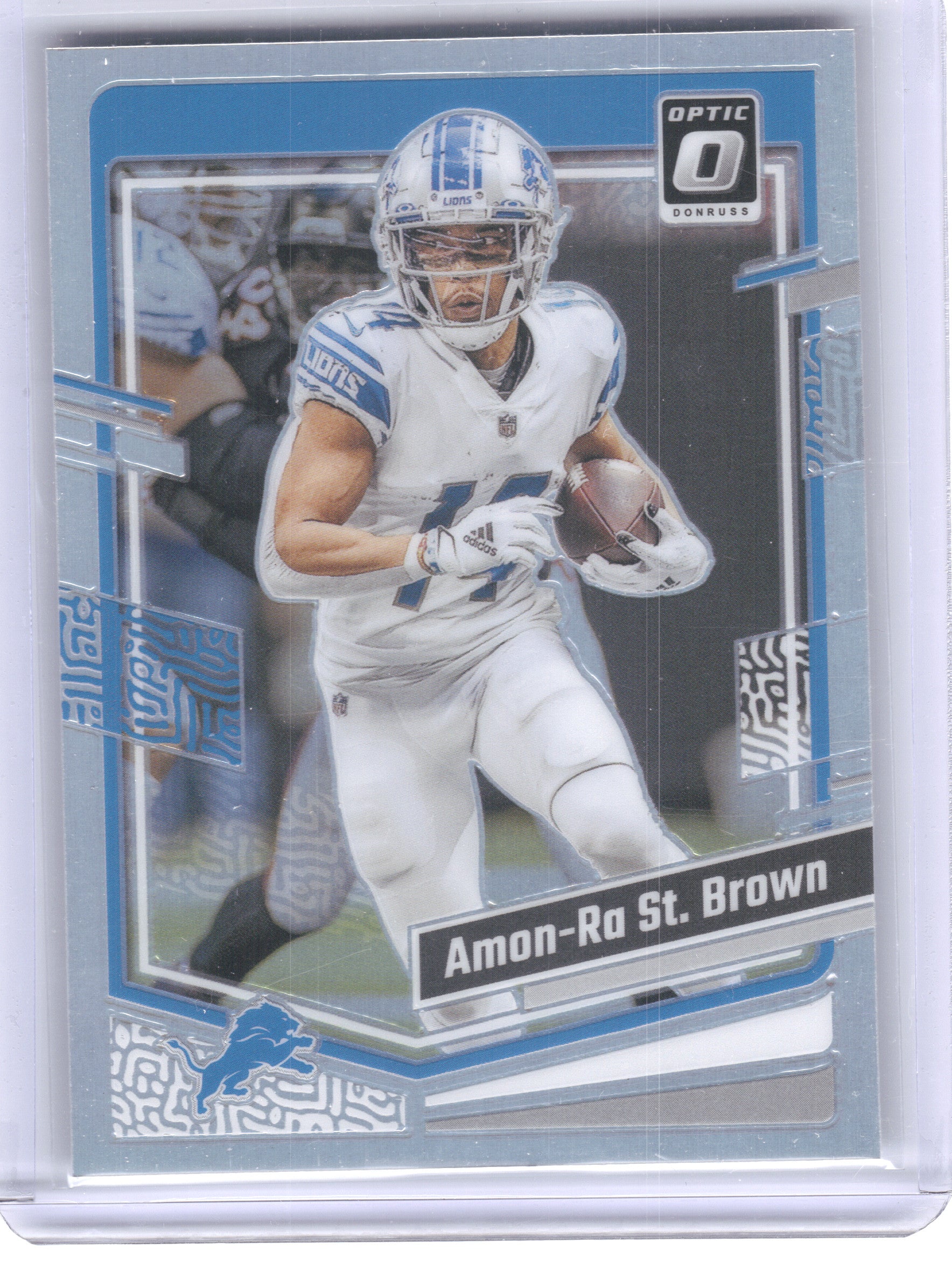 2023 Donruss Optic #59 Amon-Ra St. Brown Holo Detroit Lions