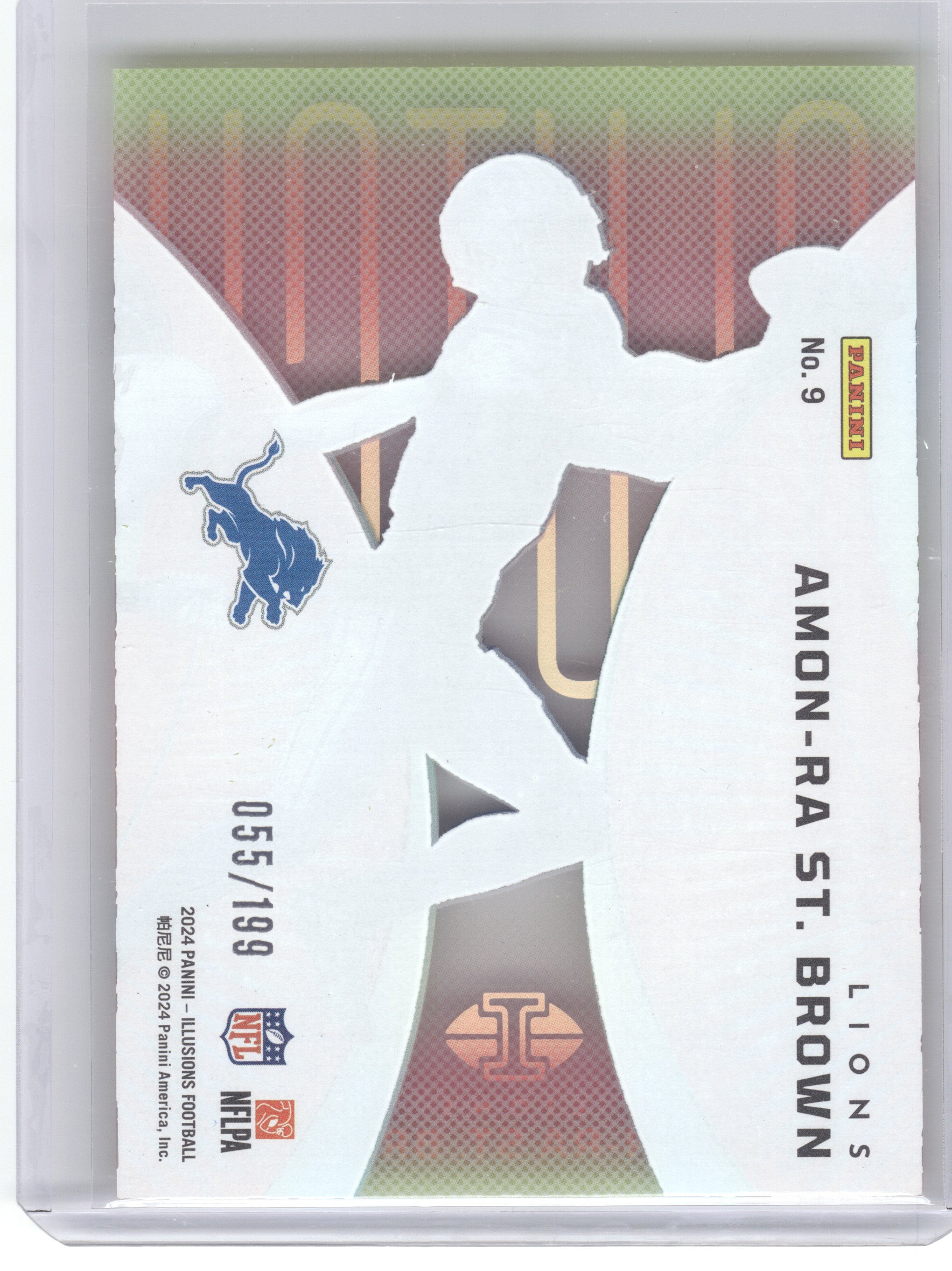 2024 Panini Illusions #7 Adonai Mitchell Clutch Red #/199 Indianapolis Colts SN