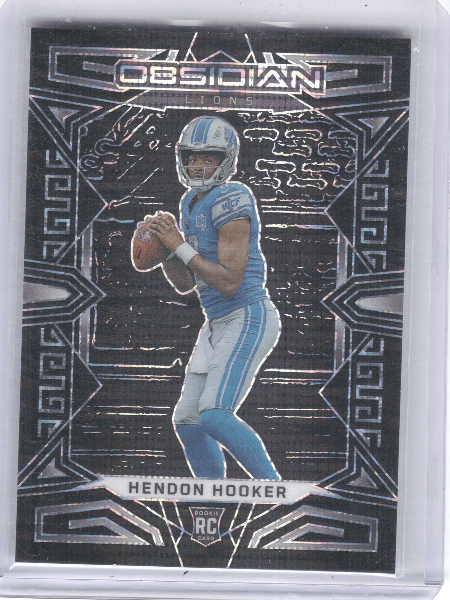 2023 Panini Obsidian #132 Hendon Hooker Detroit Lions RC
