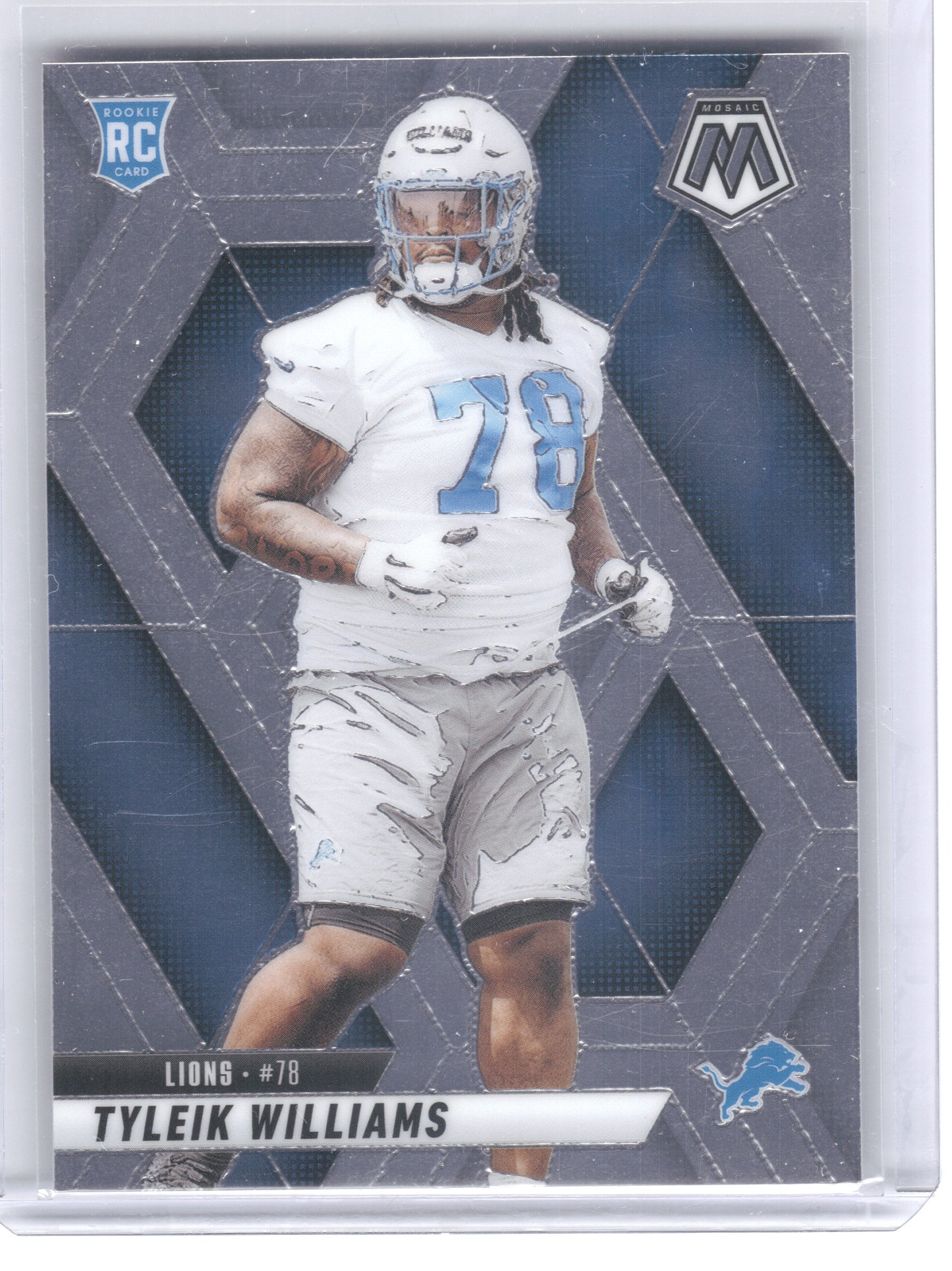 2025 Panini Mosaic #397 Tyleik Williams Detroit Lions RC