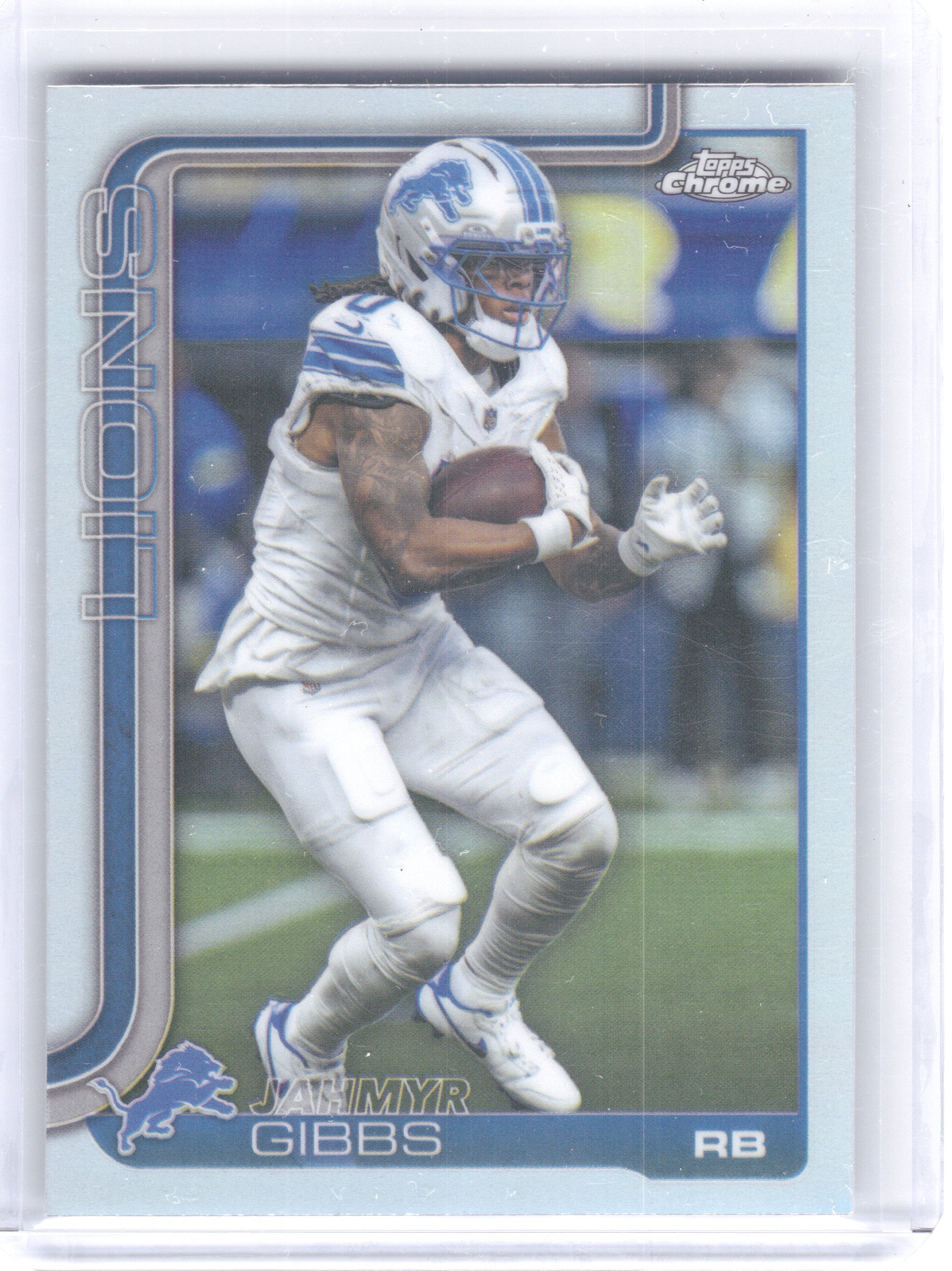 2025 Topps Chrome #101 Jahmyr Gibbs Detroit Lions