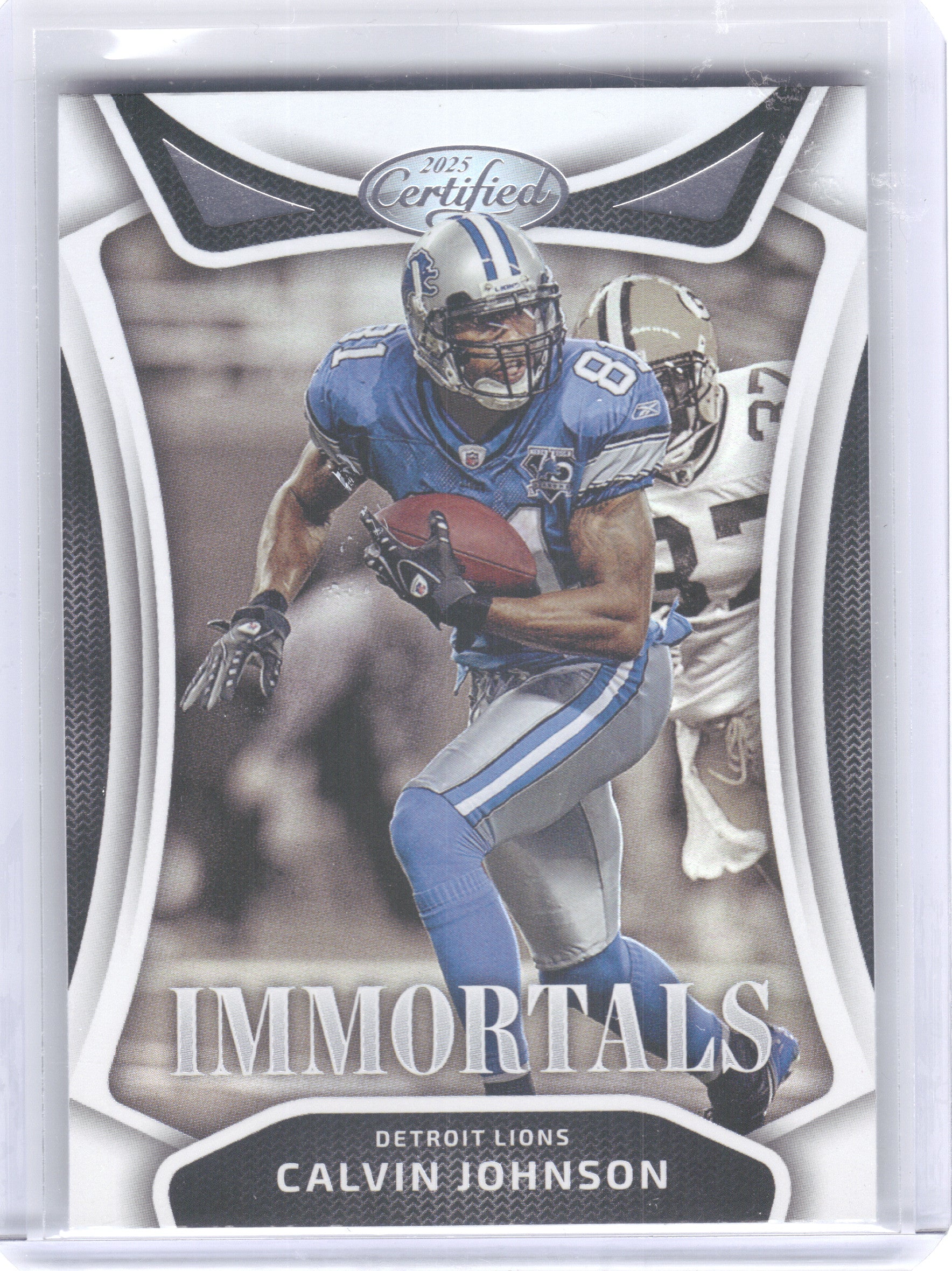 2025 Panini Certified #IM-CJN Calvin Johnson Immortals Detroit Lions