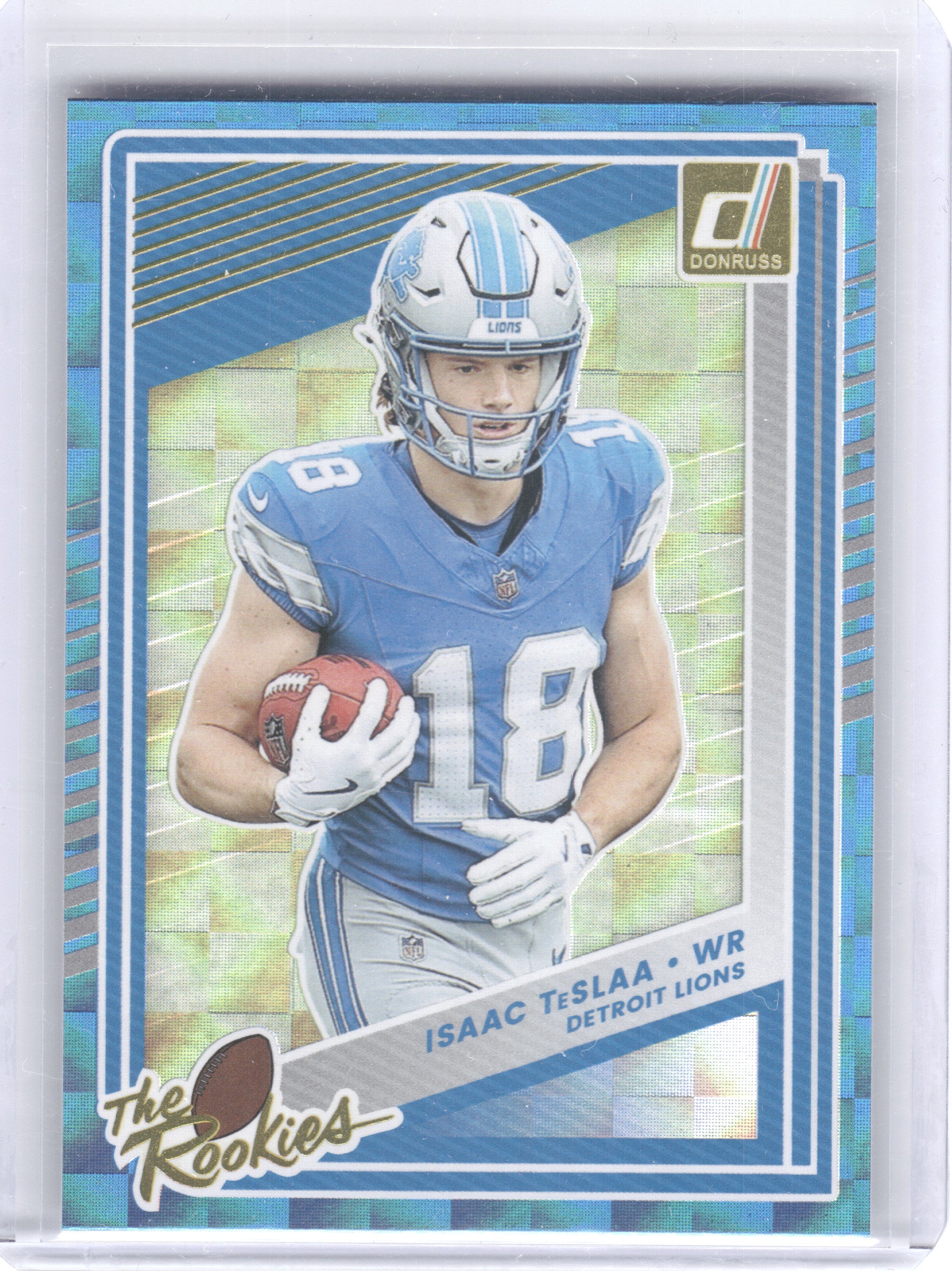 2025 Donruss #35 Isaac TeSlaa The Rookies Detroit Lions