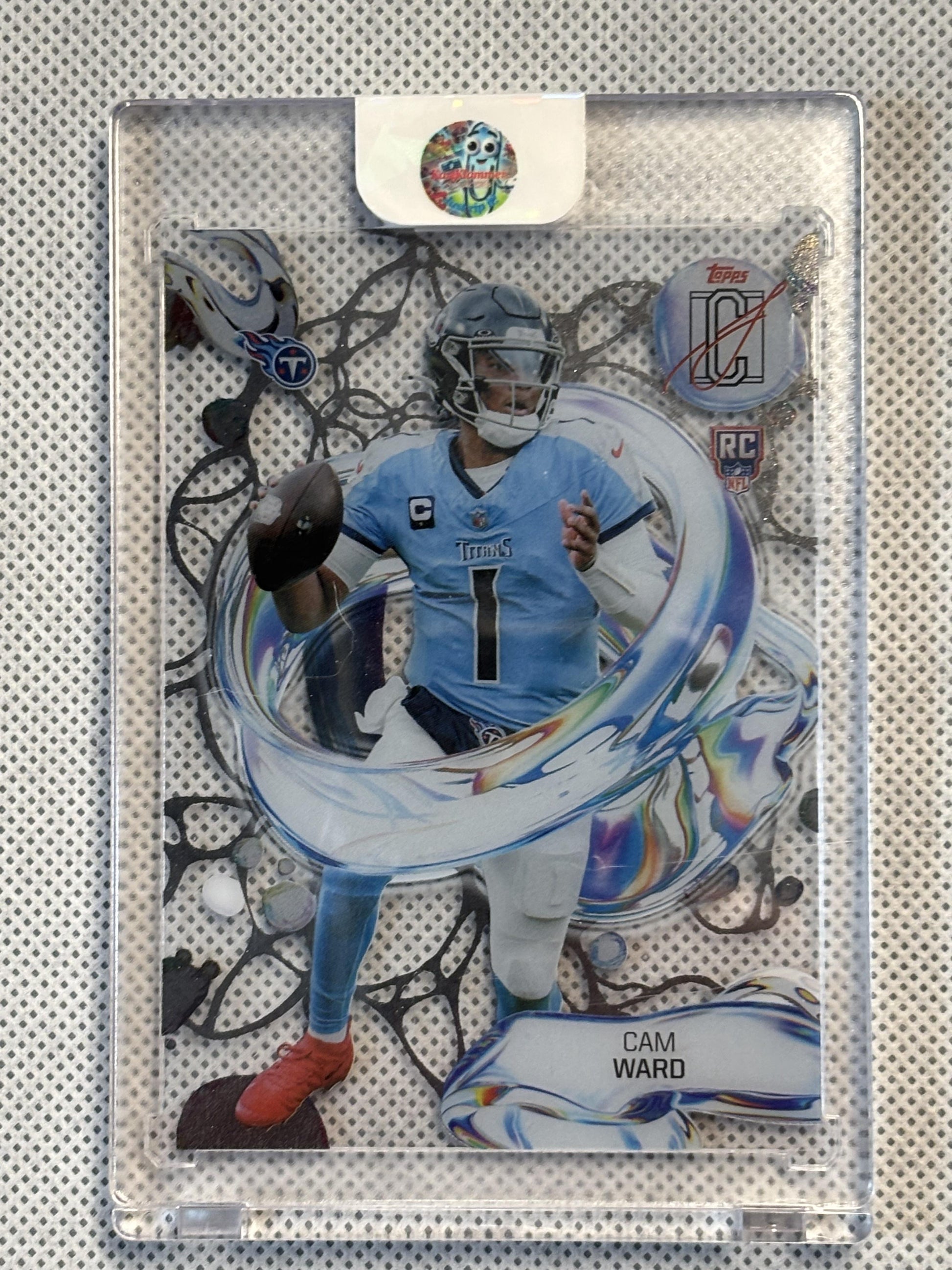 2025 Topps Signature Class #FL-19 Cam Ward Fluidity Tennessee Titans