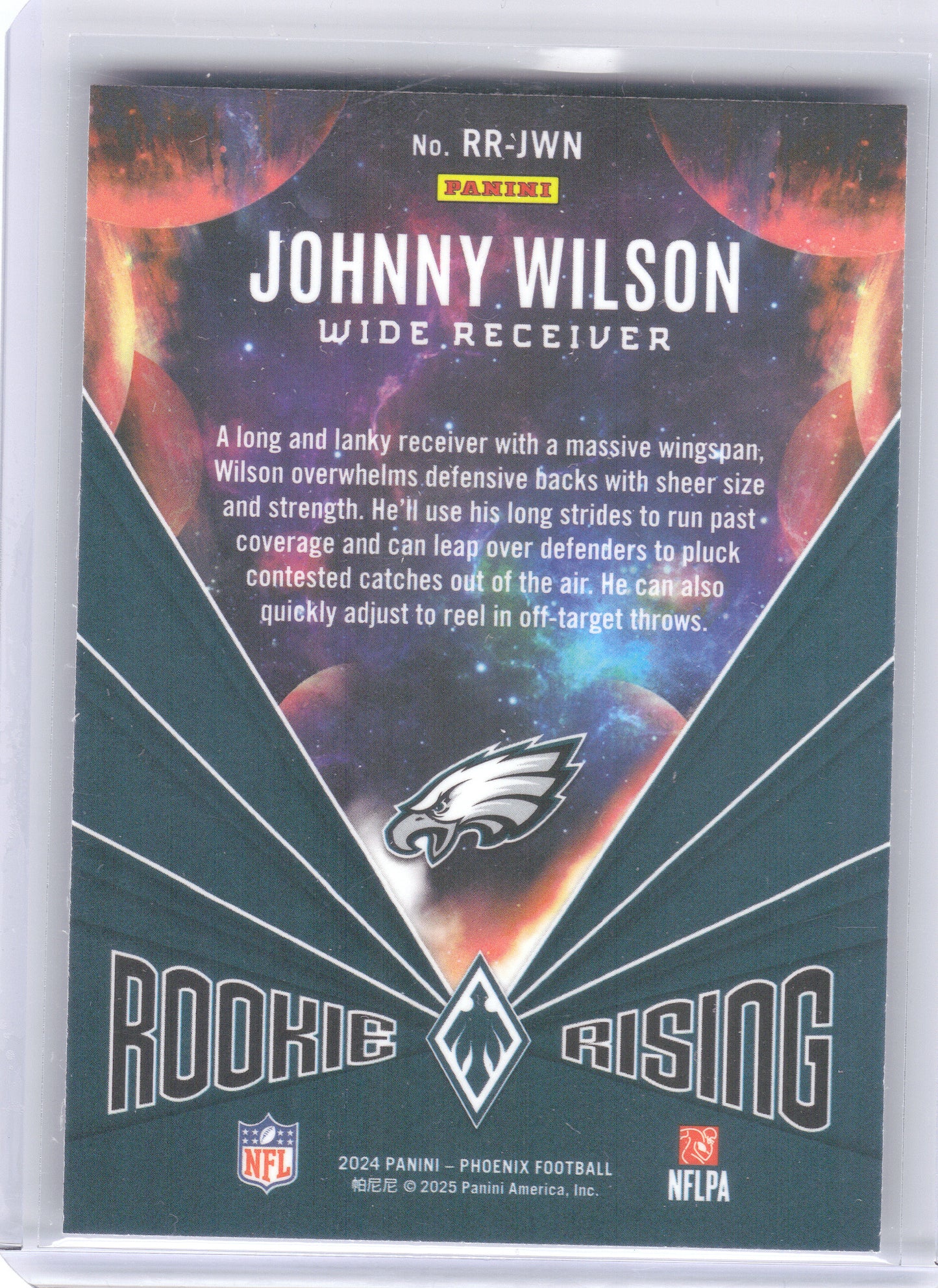 2024 Panini Phoenix #RR-JWN Johnny Wilson Rookie Rising Philadelphia Eagles