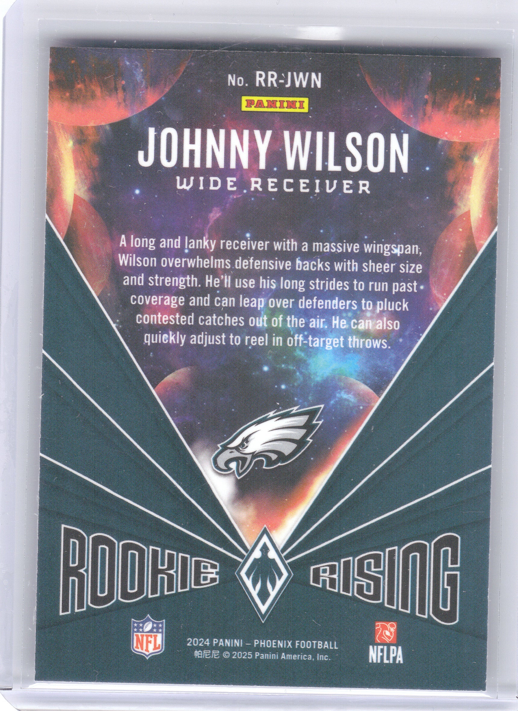 2024 Panini Phoenix #RR-JWN Johnny Wilson Rookie Rising Philadelphia Eagles
