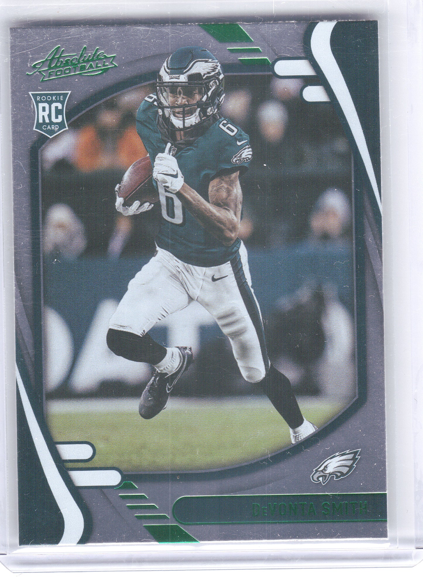 2021 Panini Absolute #107 DeVonta Smith Green Philadelphia Eagles