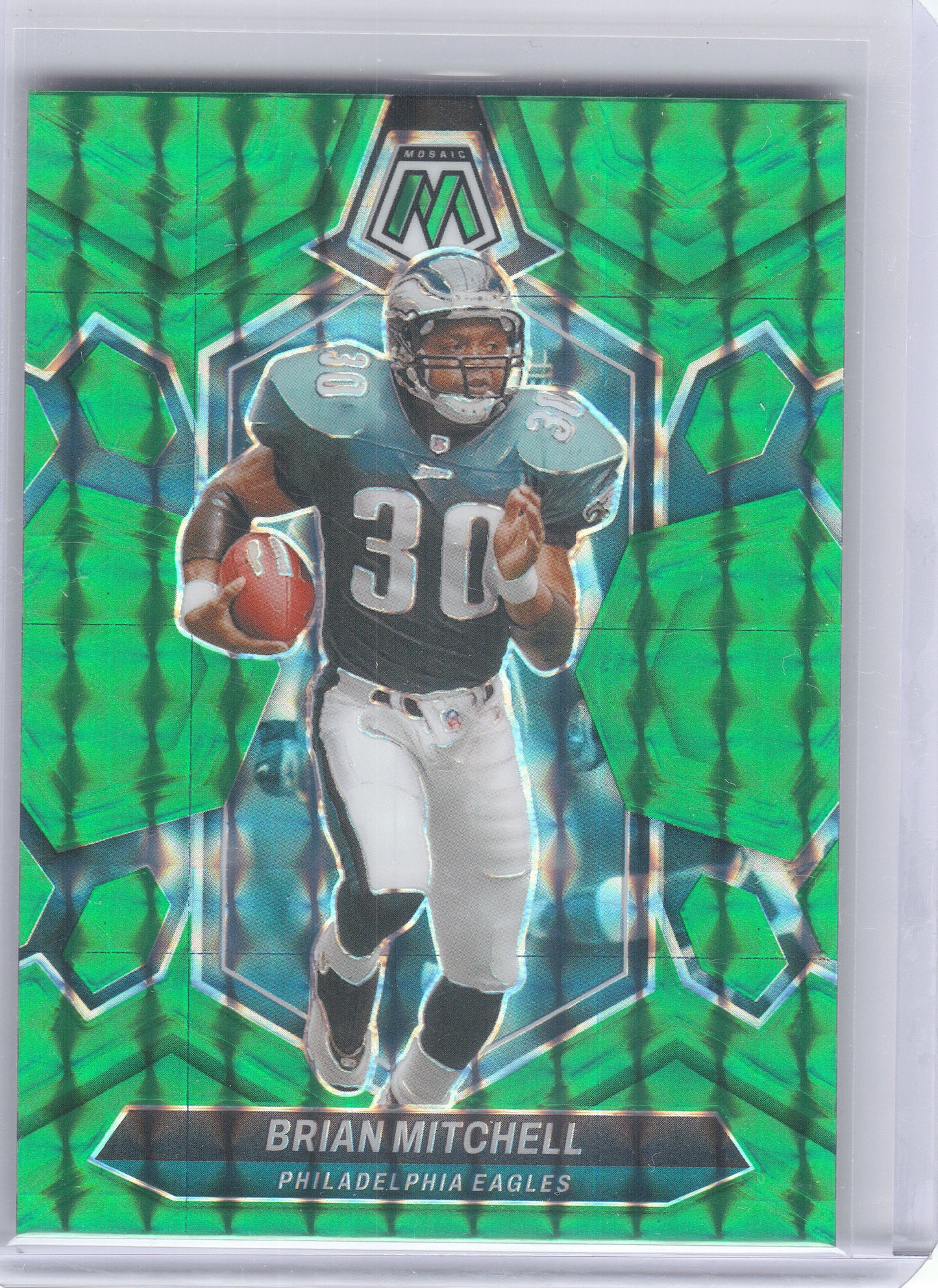 2024 Panini Mosaic #227 Brian Mitchell Mosaic Green Philadelphia Eagles