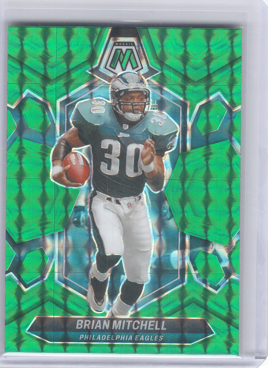 2024 Panini Mosaic #227 Brian Mitchell Mosaic Green Philadelphia Eagles