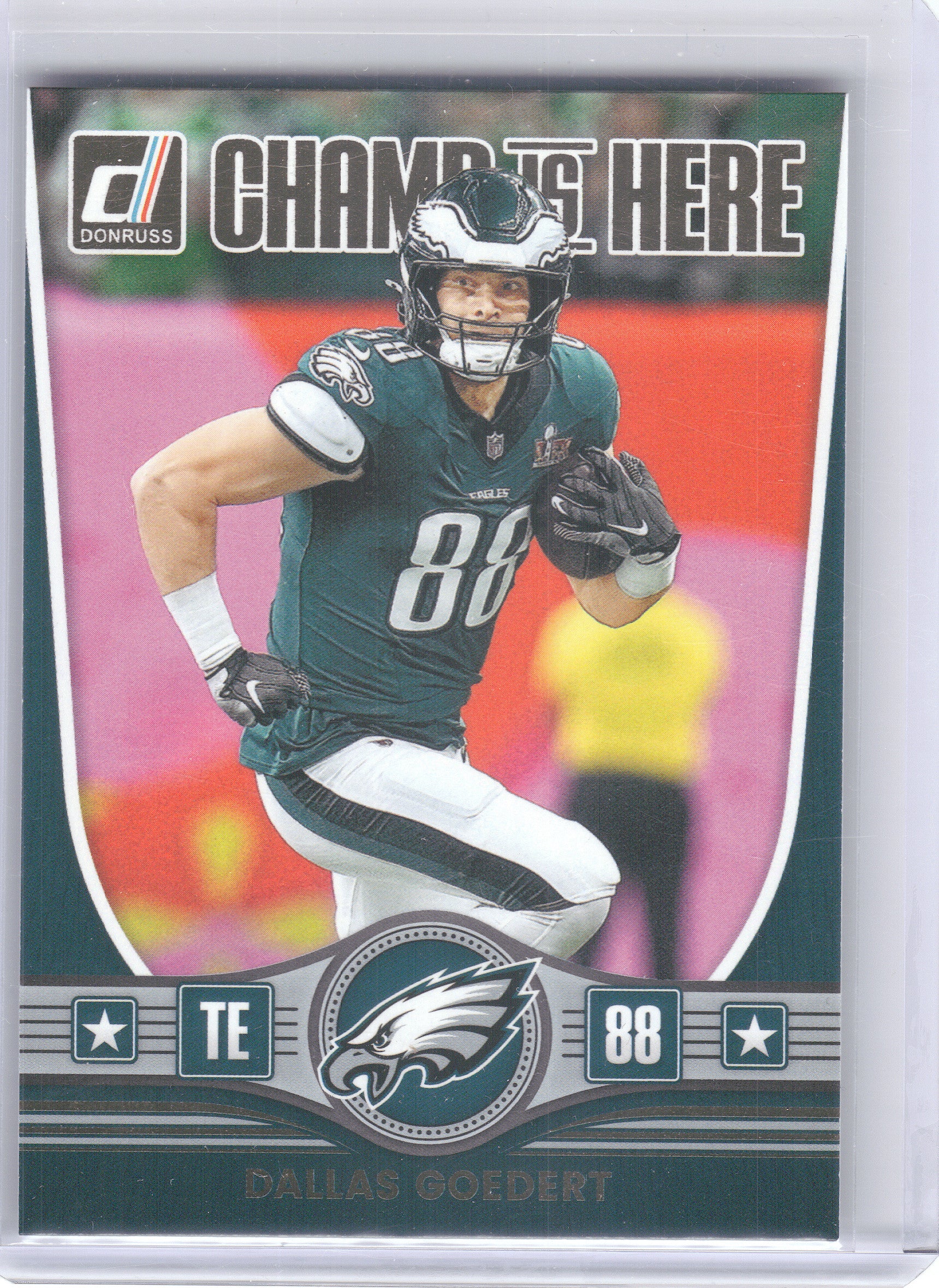 2024 Panini Instant Philadelphia Eagles Super Bowl LIX Champions #8 Dallas Goedert Philadelphia Eagles
