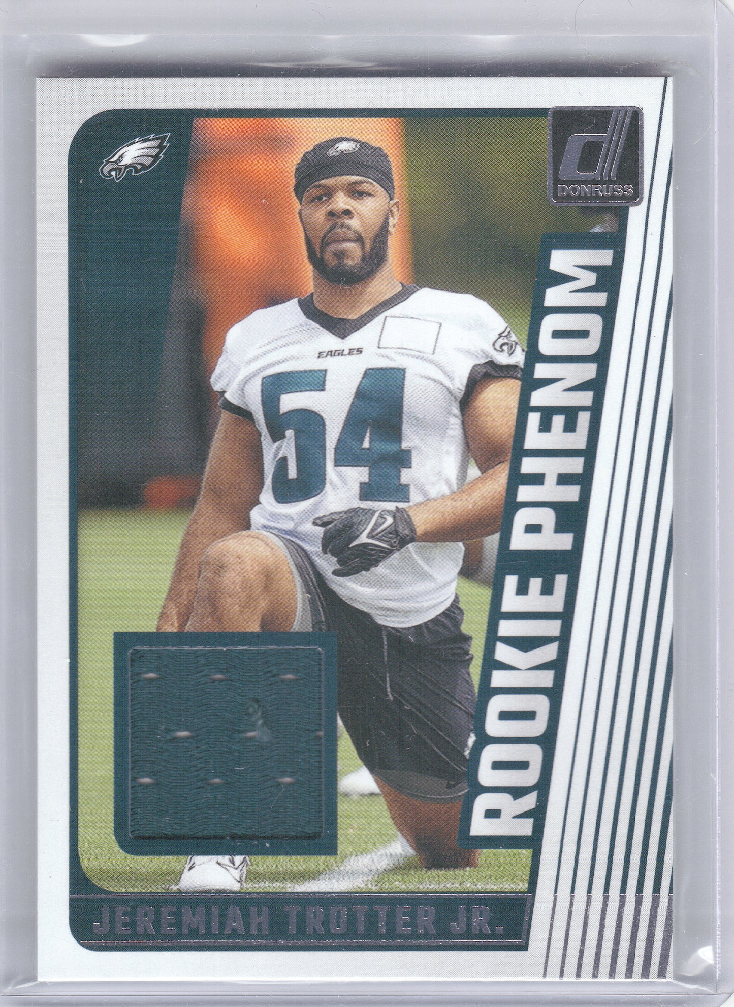 2024 Donruss #RPJ-JTJ Jeremiah Trotter Jr. Rookie Phenom Jerseys Philadelphia Eagles MEM