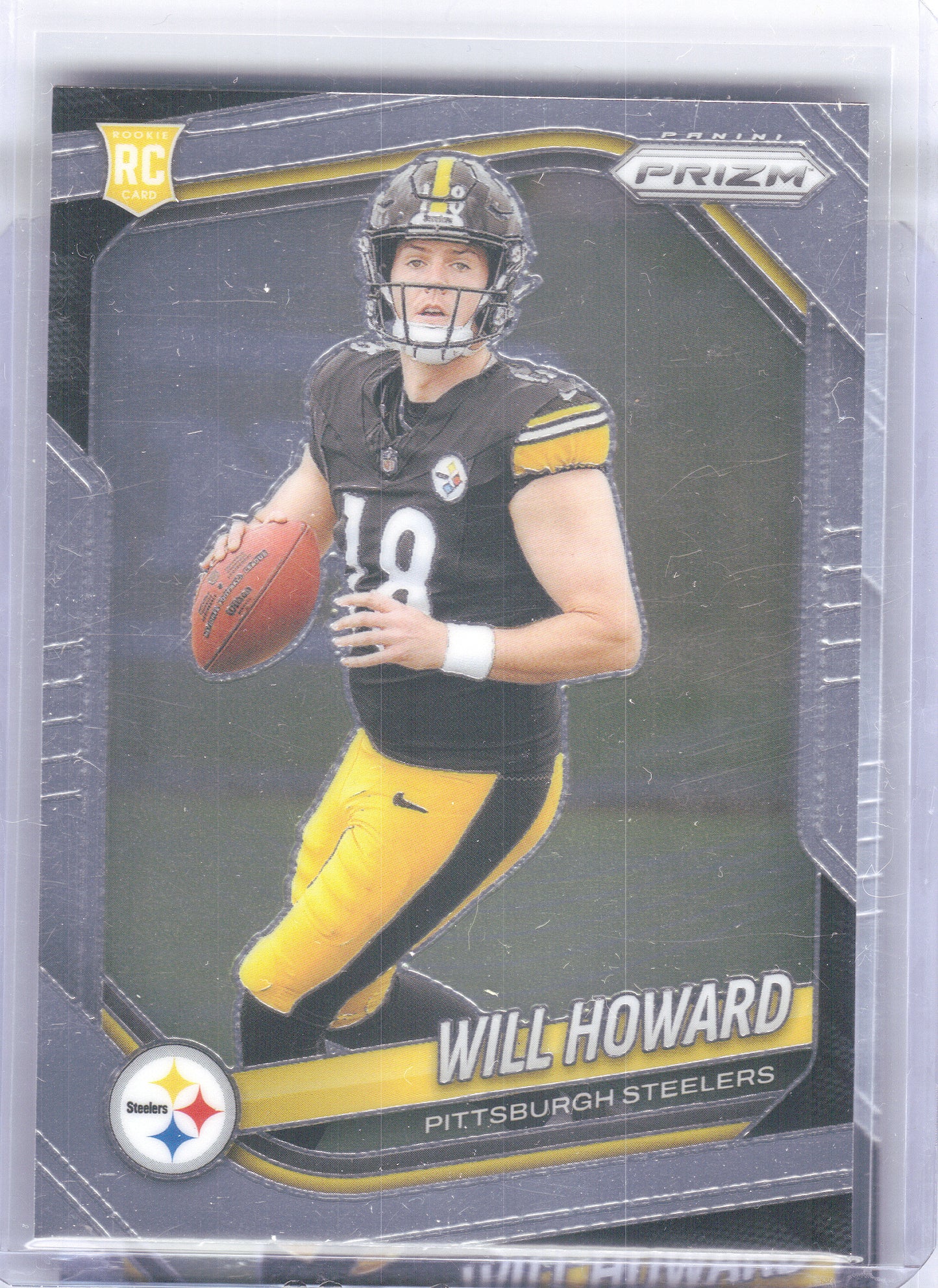 2025 Panini Prizm #367 Will Howard Pittsburgh Steelers RC