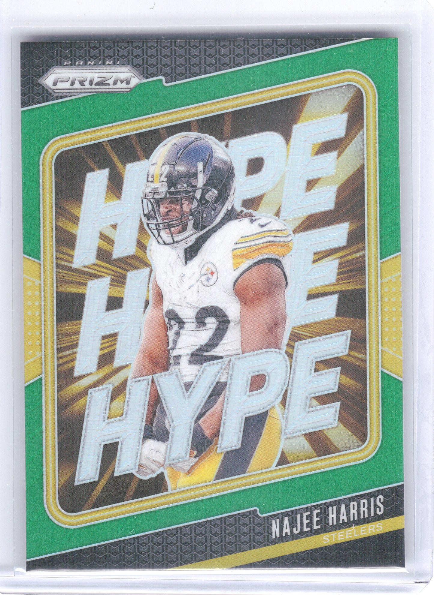 2024 Panini Prizm #6 Najee Harris Hype Green Prizm Pittsburgh Steelers