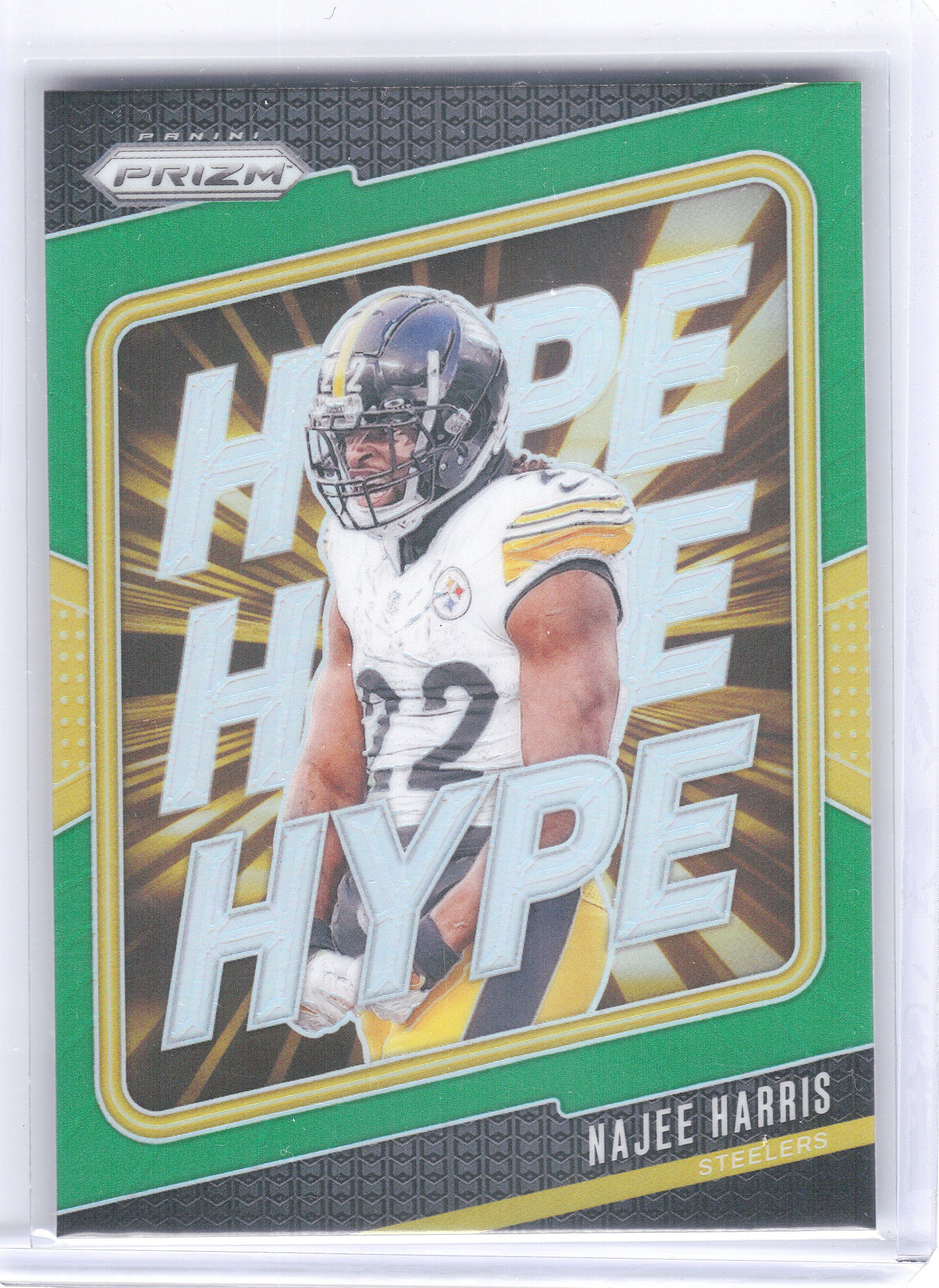 2024 Panini Prizm #6 Najee Harris Hype Green Prizm Pittsburgh Steelers