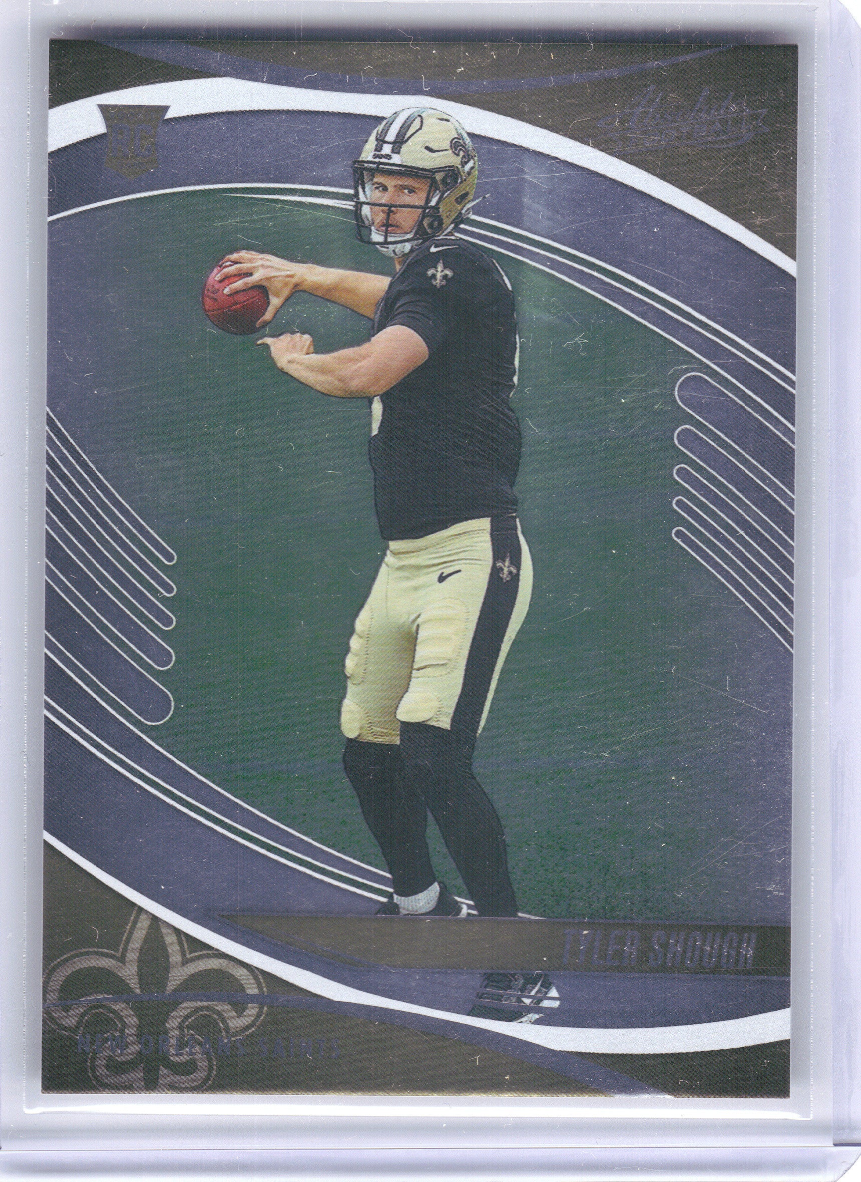 2025 Panini Absolute #194 Tyler Shough Green New Orleans Saints RC