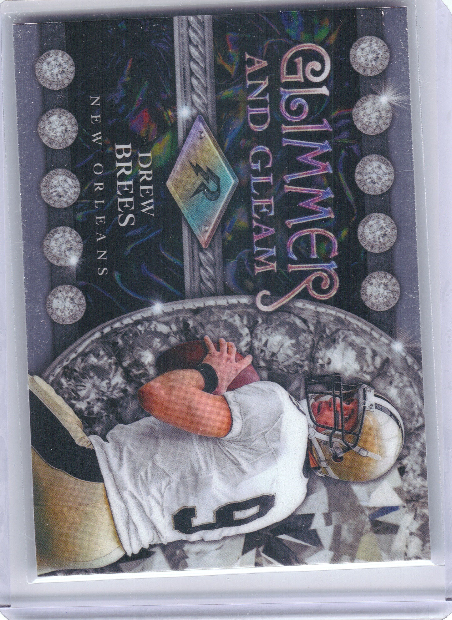 2024 Topps Resurgence #GG-5 Drew Brees Glimmer and Gleam New Orleans Saints
