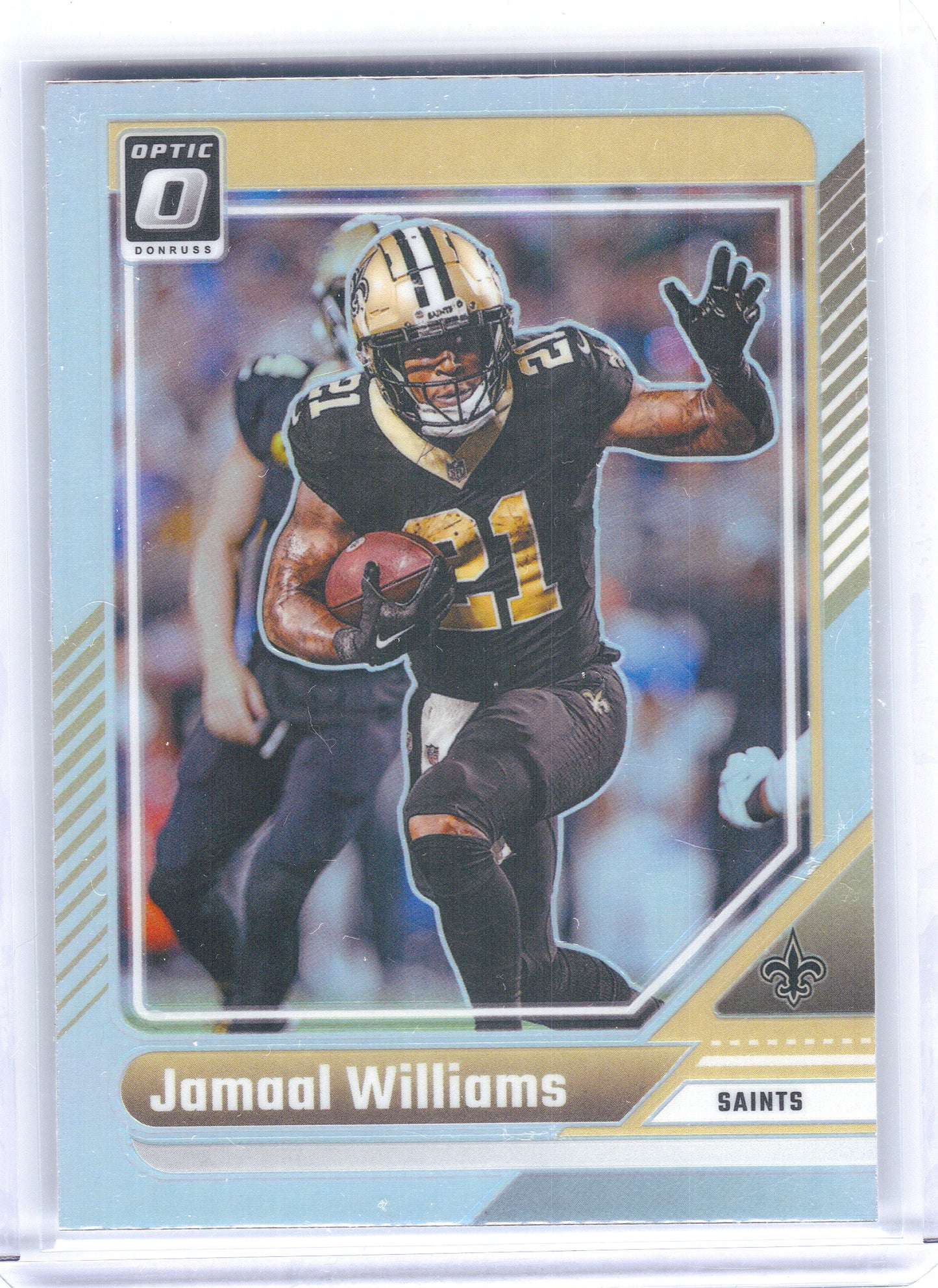 2024 Donruss Optic #142 Jamaal Williams Holo New Orleans Saints
