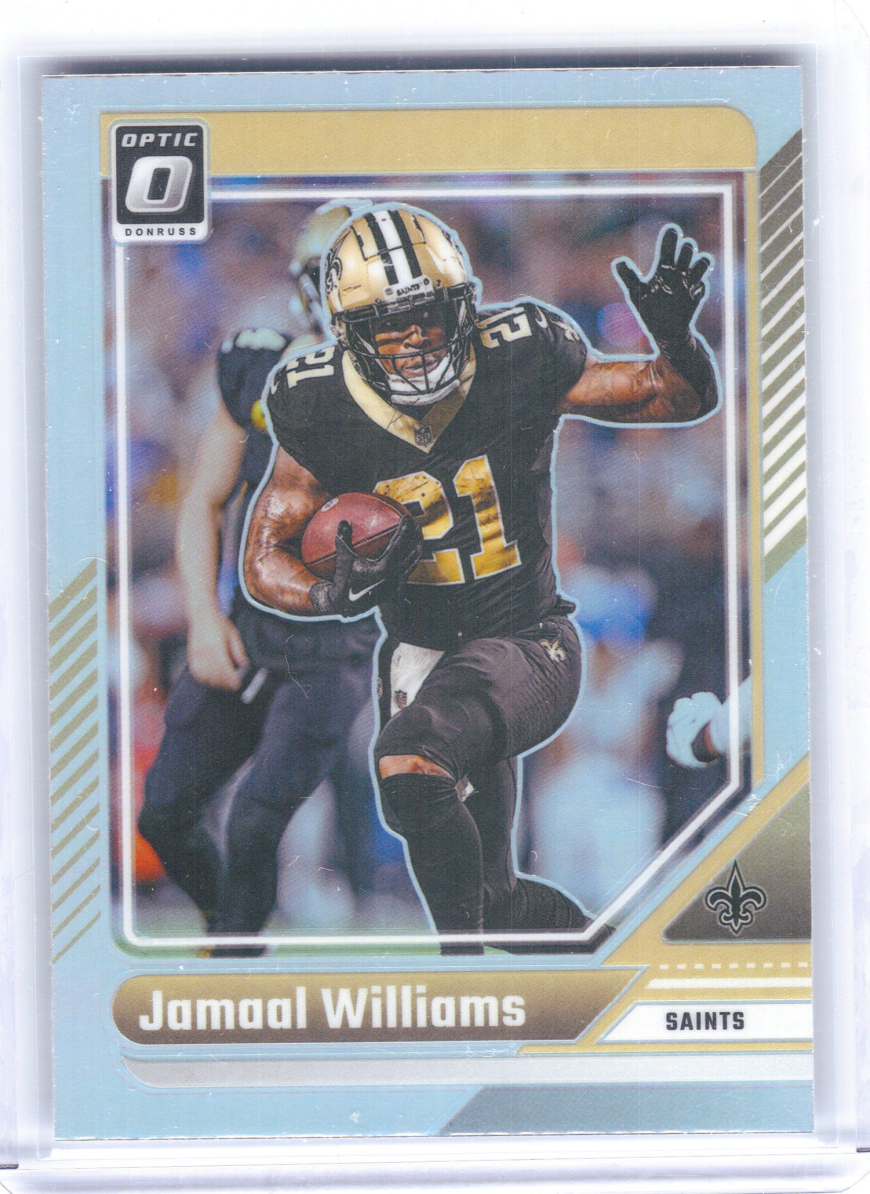 2024 Donruss Optic #142 Jamaal Williams Holo New Orleans Saints