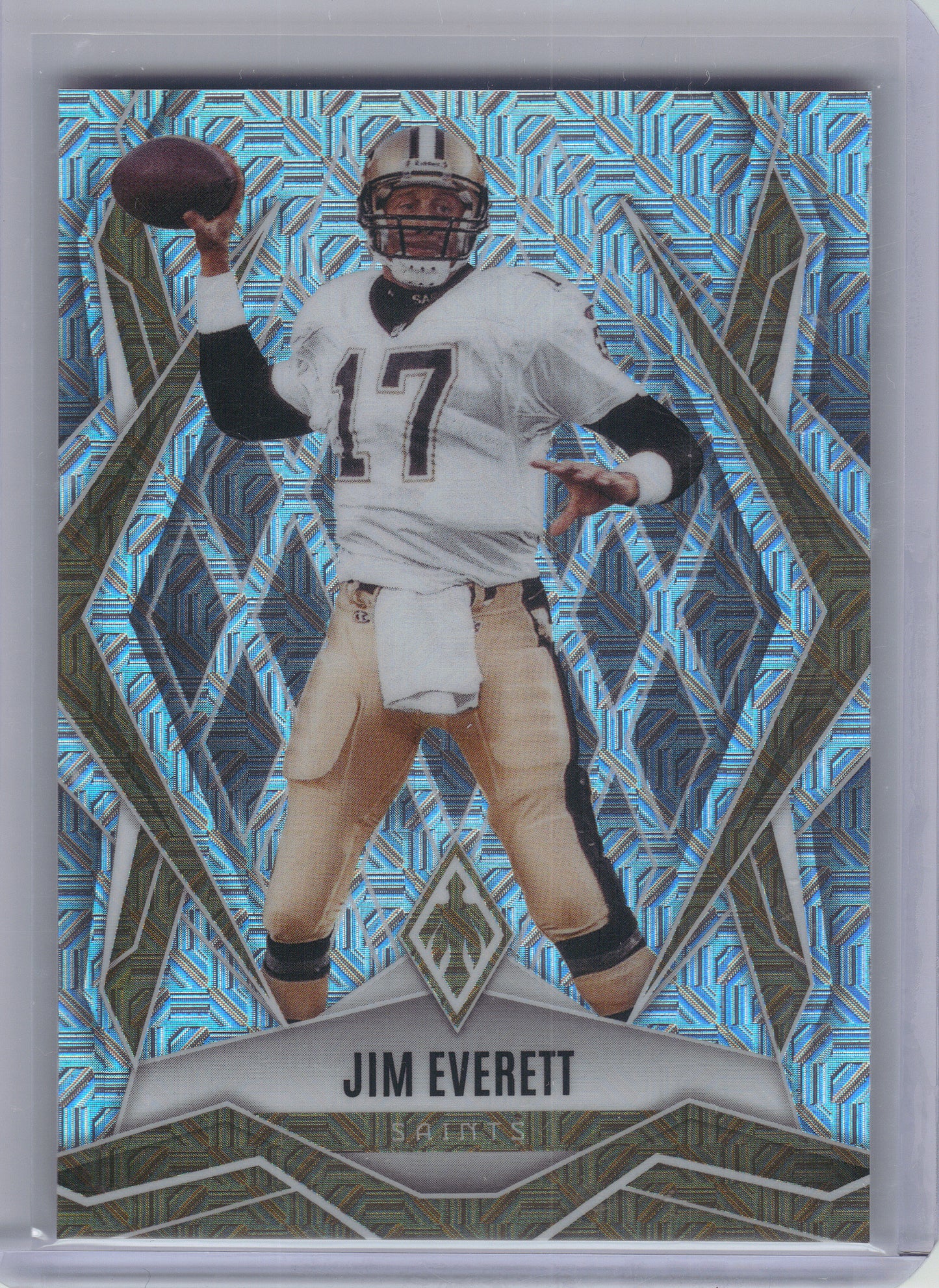 2025 Panini Phoenix #141 Jim Everett Silver Mojo Prizm New Orleans Saints